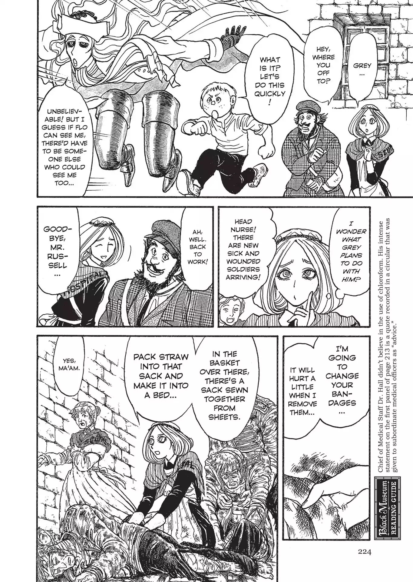 Kuro Hakubutsukan Springald Chapter 2.9 page 16 - Vol.2 Chapter 9: The Ghost Sees the Lady Go to War