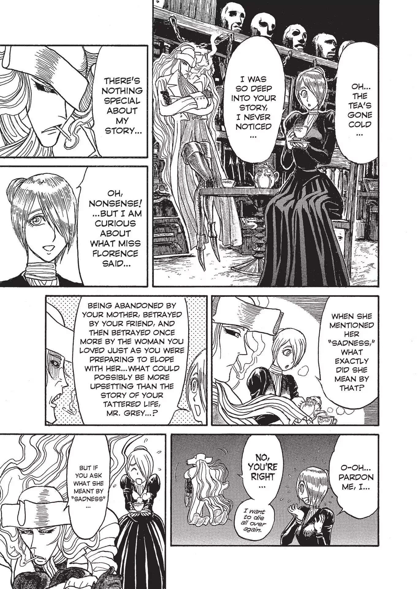 Kuro Hakubutsukan Springald Chapter 3.14 page 14 - Vol.3 Chapter 14: The Lady Declares That No One Shall Die Alone