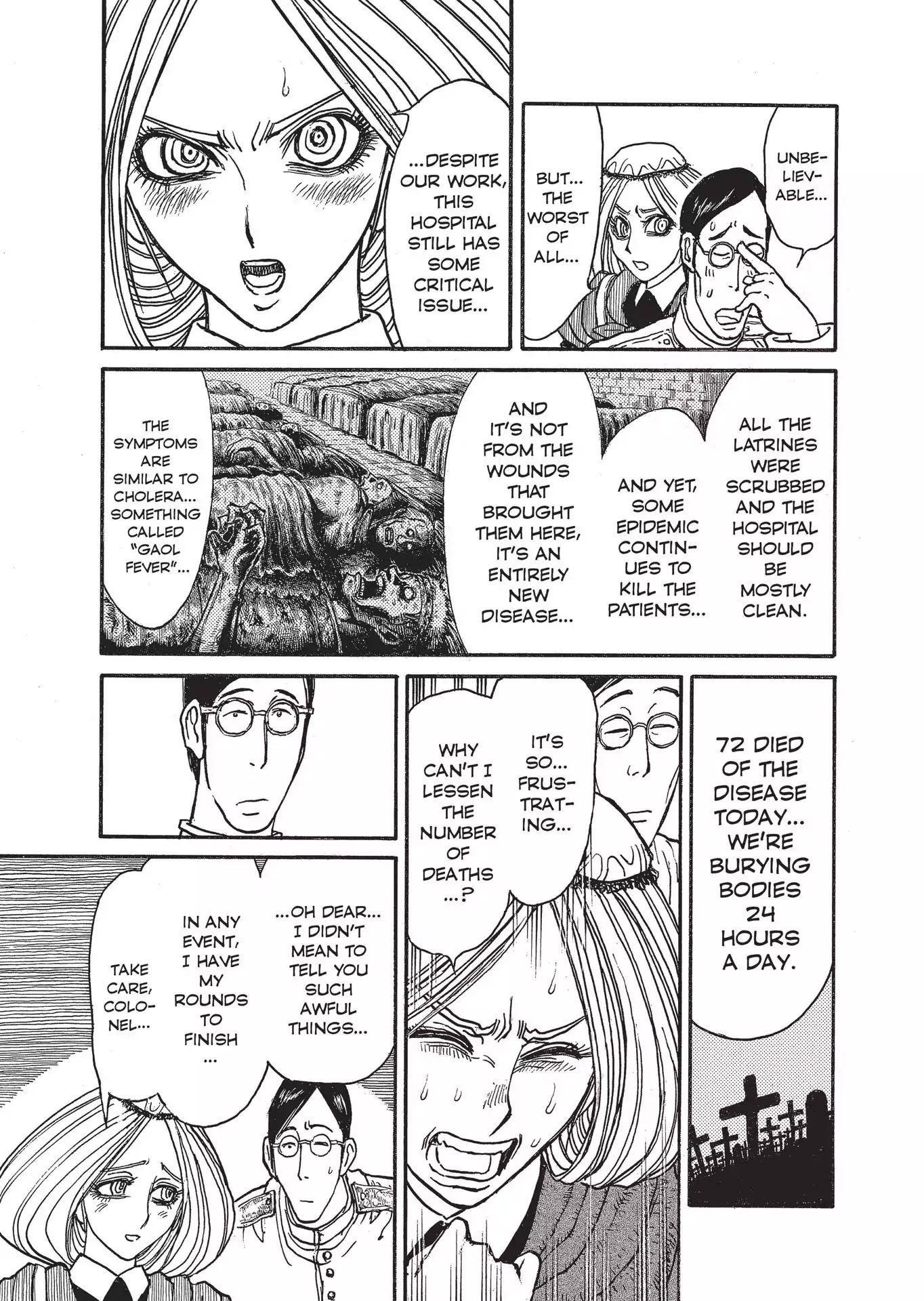 Kuro Hakubutsukan Springald Chapter 3.17 page 15 - Vol.3 Chapter 17: The Lady Receives a Kiss in the Shadow, the Ghost Plots