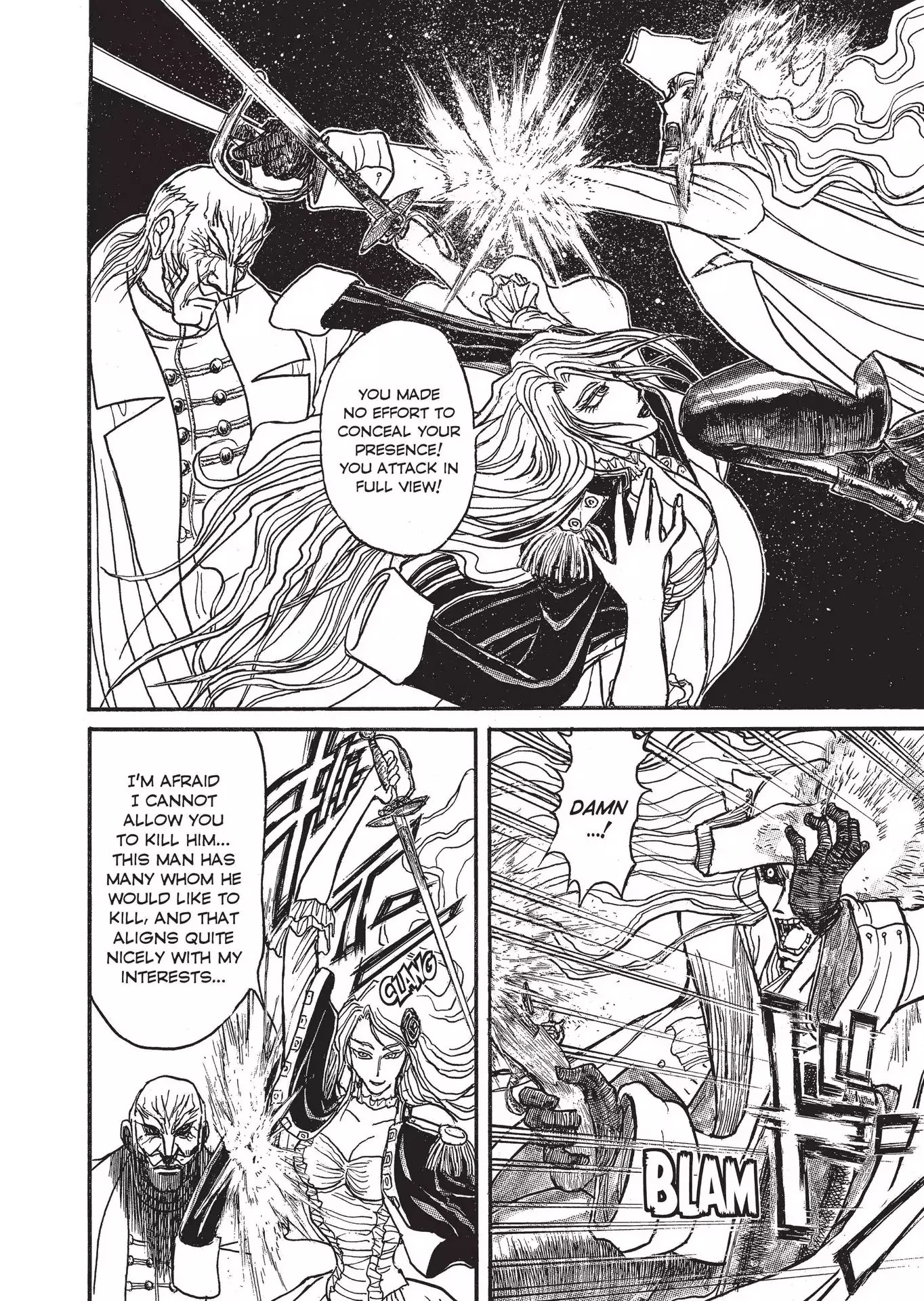 Kuro Hakubutsukan Springald Chapter 3.17 page 6 - Vol.3 Chapter 17: The Lady Receives a Kiss in the Shadow, the Ghost Plots