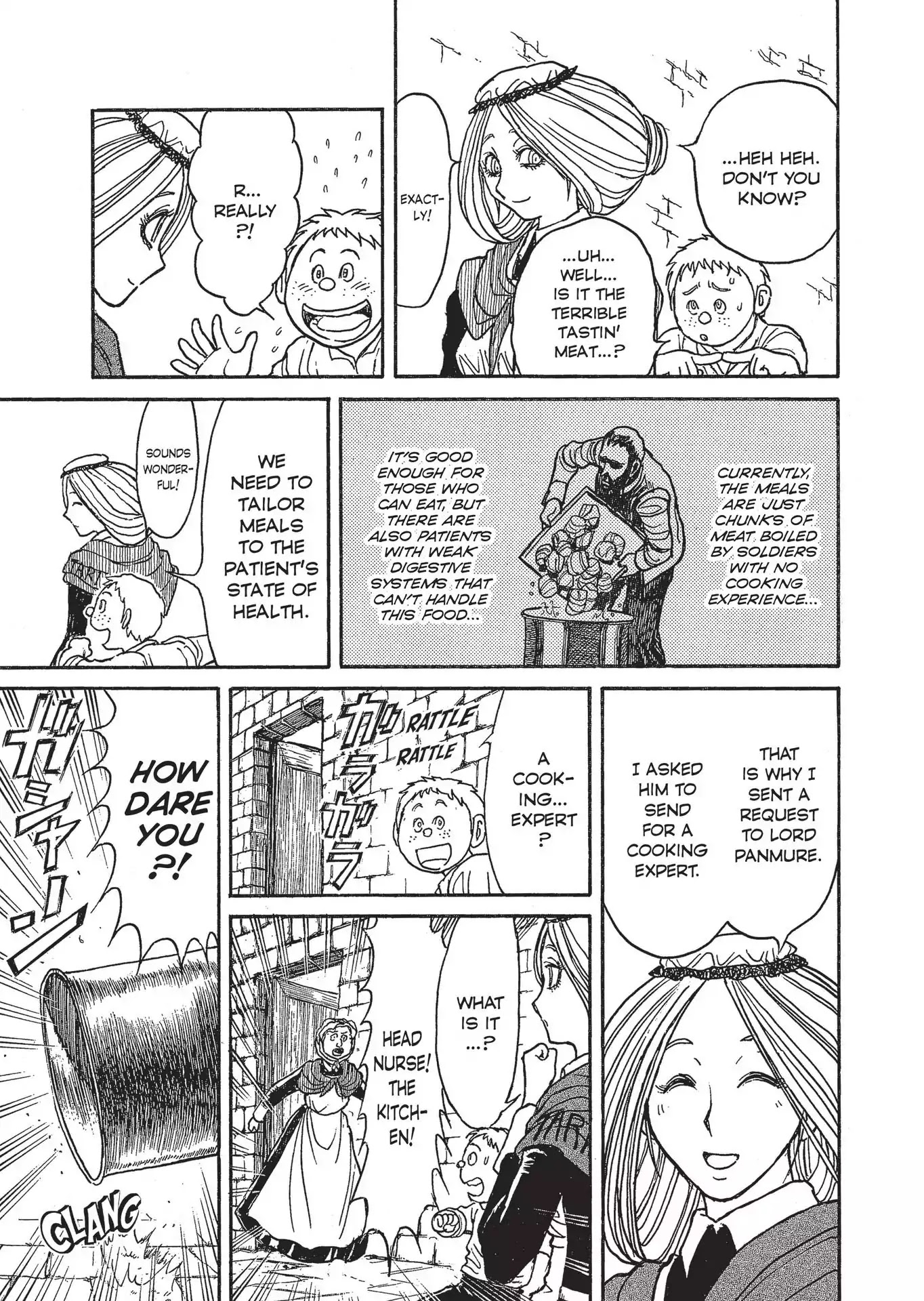 Kuro Hakubutsukan Springald Chapter 3.19 page 11 - Vol.3 Chapter 19: The Lady Obtains a Cook and Heads for Crimea