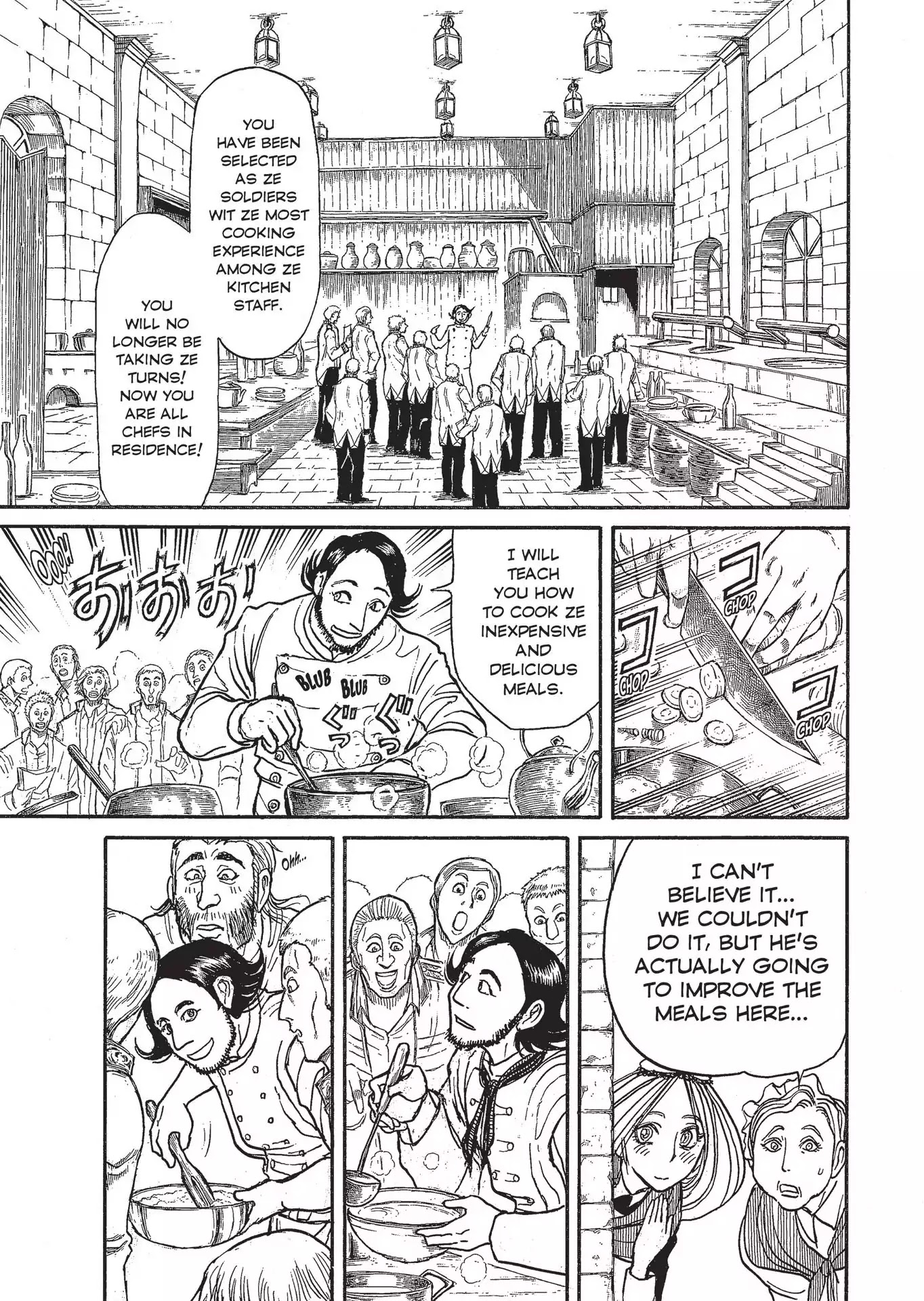 Kuro Hakubutsukan Springald Chapter 3.19 page 15 - Vol.3 Chapter 19: The Lady Obtains a Cook and Heads for Crimea