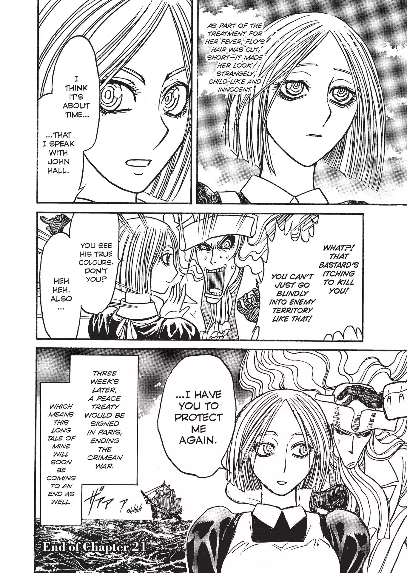 Kuro Hakubutsukan Springald Chapter 3.21 page 18 - Vol.3 Chapter 21: The Ghost Nurses the Lady