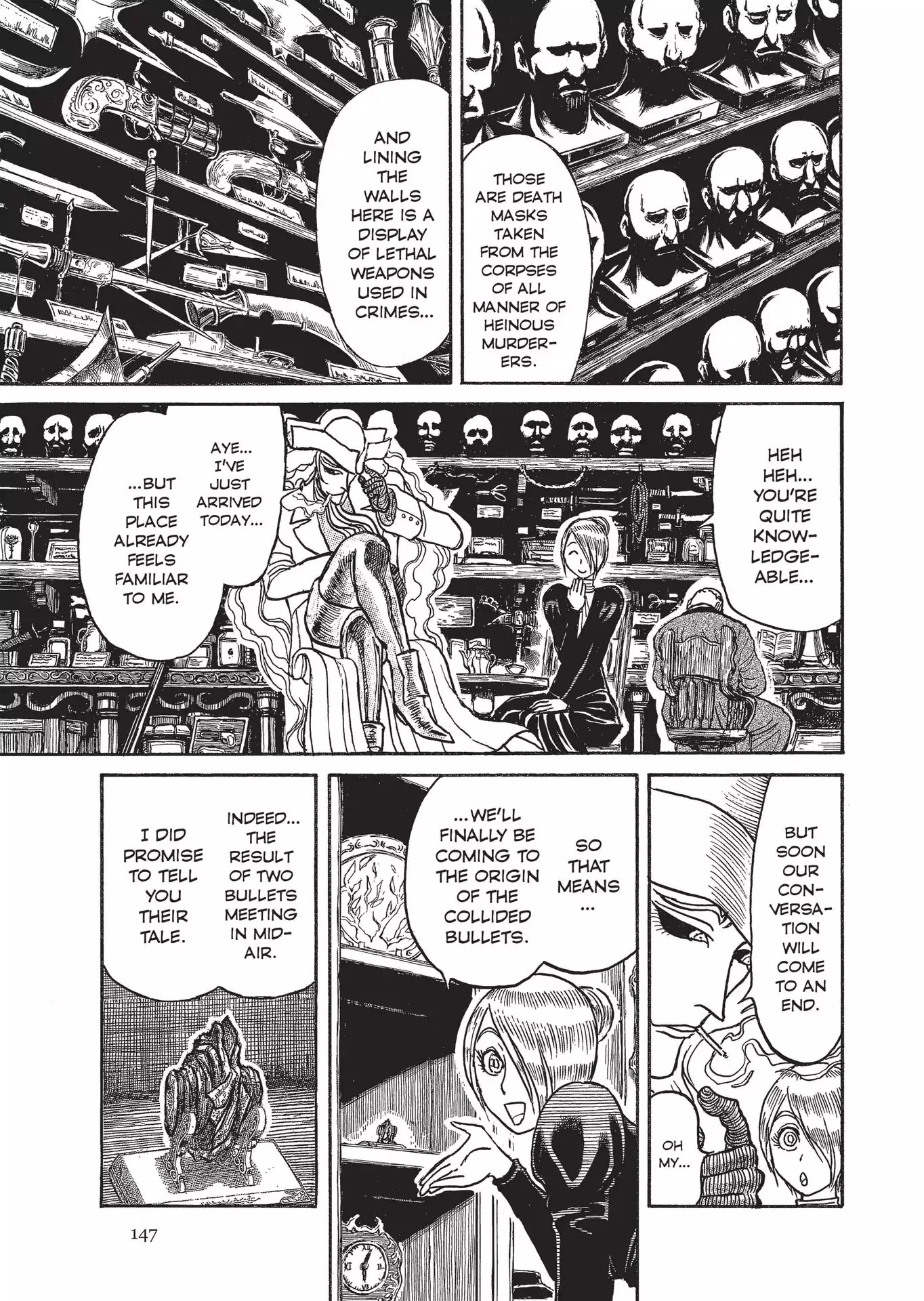 Kuro Hakubutsukan Springald Chapter 3.22 page 1 - Vol.3 Chapter 22: The Ghost and the Lady's Final Story-The Omen-