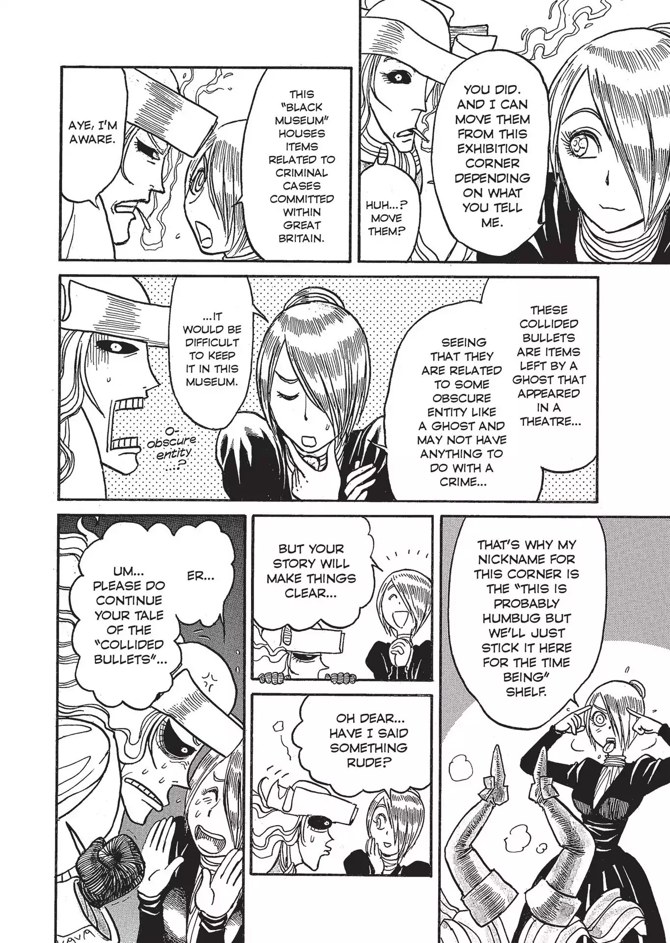 Kuro Hakubutsukan Springald Chapter 3.22 page 2 - Vol.3 Chapter 22: The Ghost and the Lady's Final Story-The Omen-