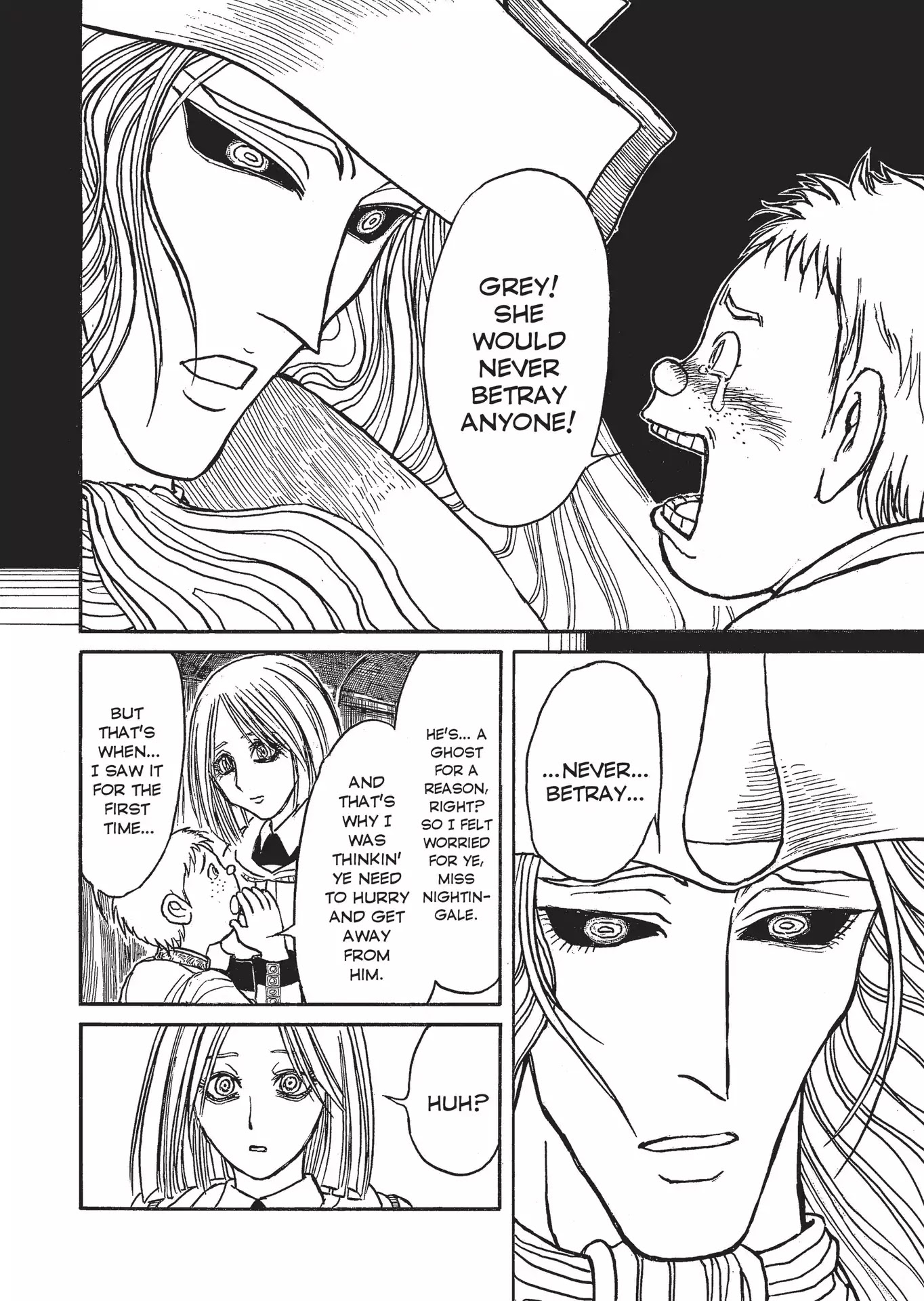 Kuro Hakubutsukan Springald Chapter 3.23 page 6 - Vol.3 Chapter 23: The Ghost and the Lady's Final Story-Shots Fired-