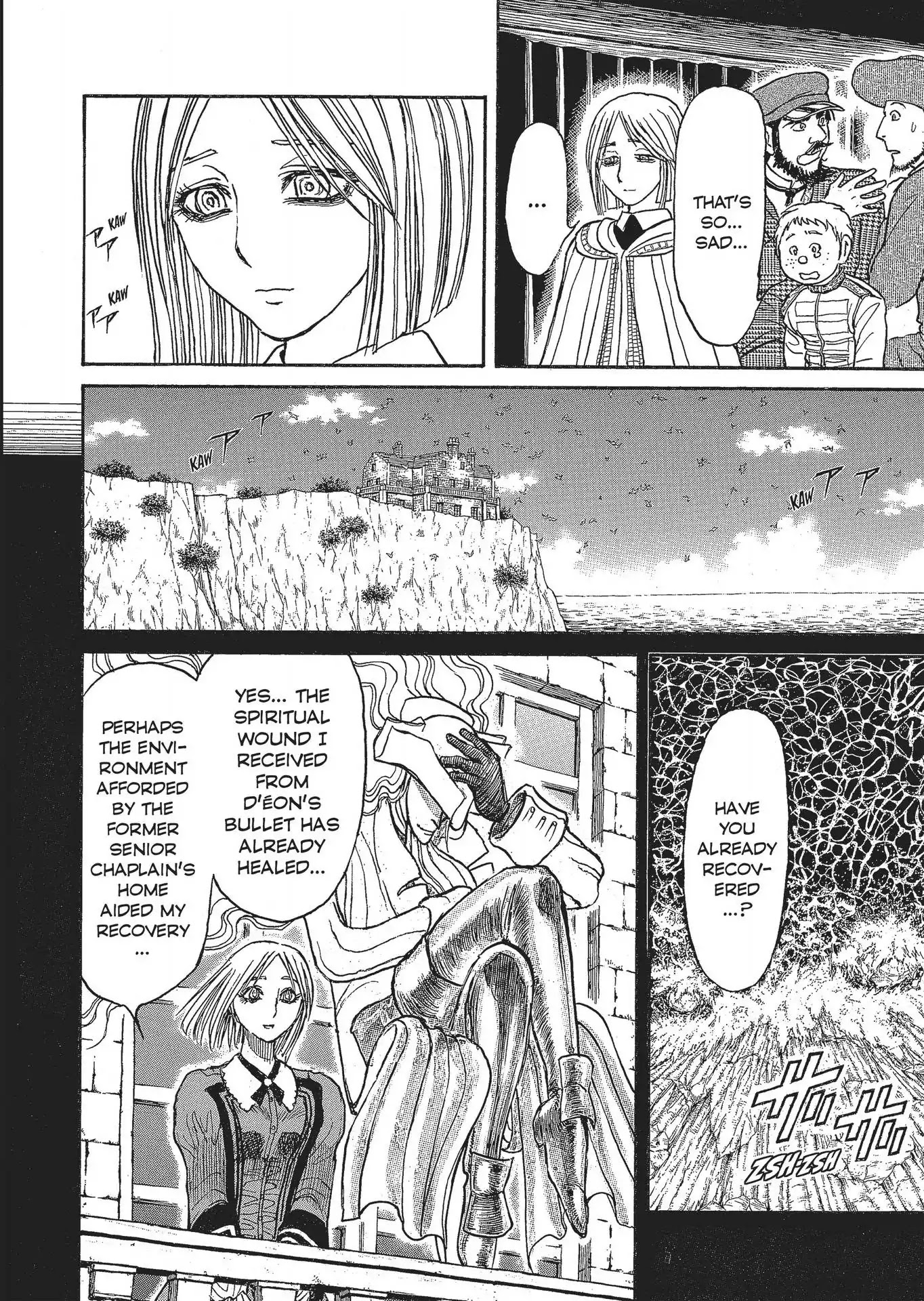 Kuro Hakubutsukan Springald Chapter 3.23 page 8 - Vol.3 Chapter 23: The Ghost and the Lady's Final Story-Shots Fired-