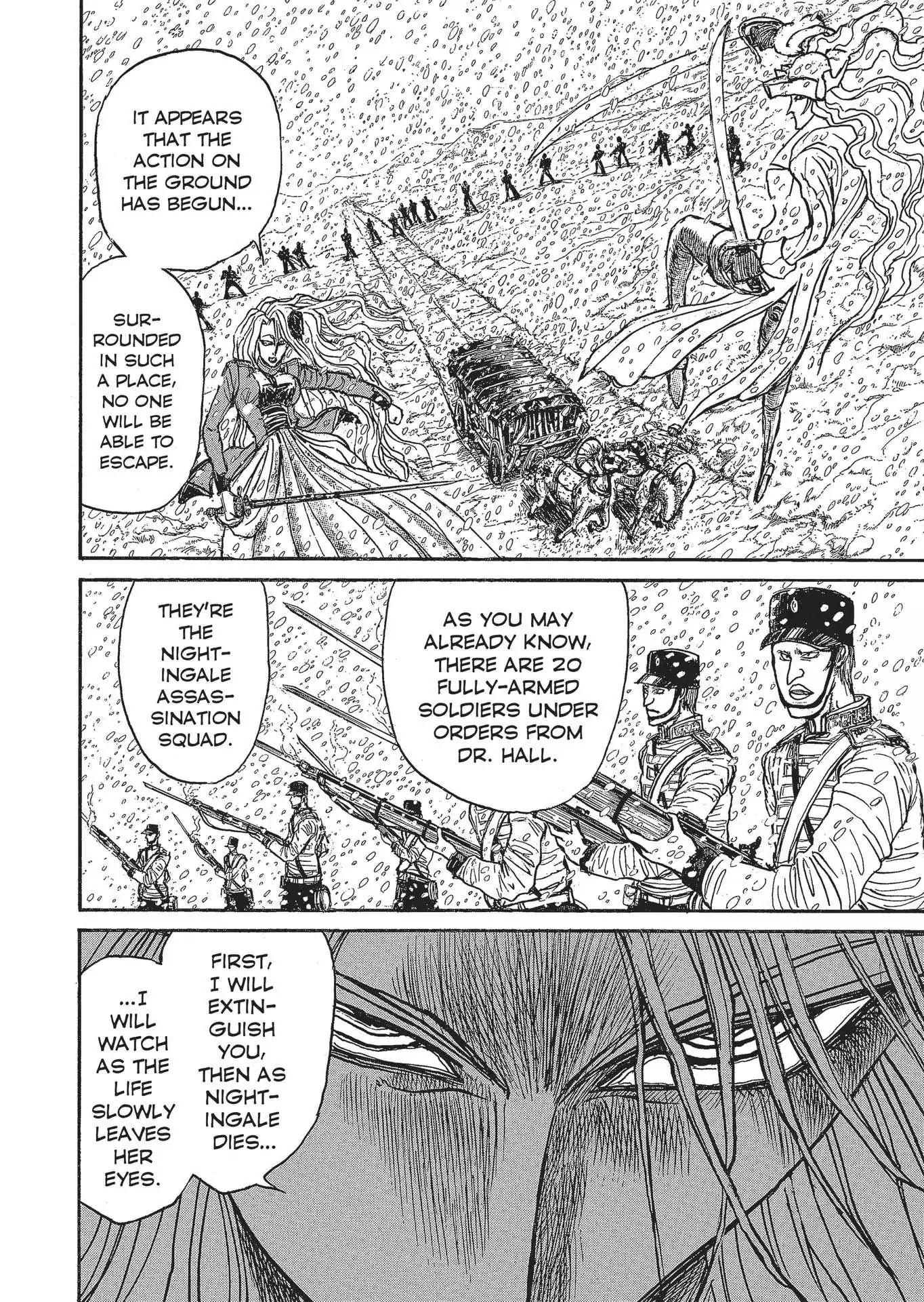 Kuro Hakubutsukan Springald Chapter 3.24 page 6 - Vol.3 Chapter 24: The Ghost and the Lady's Final Story-Duel in Crimea-