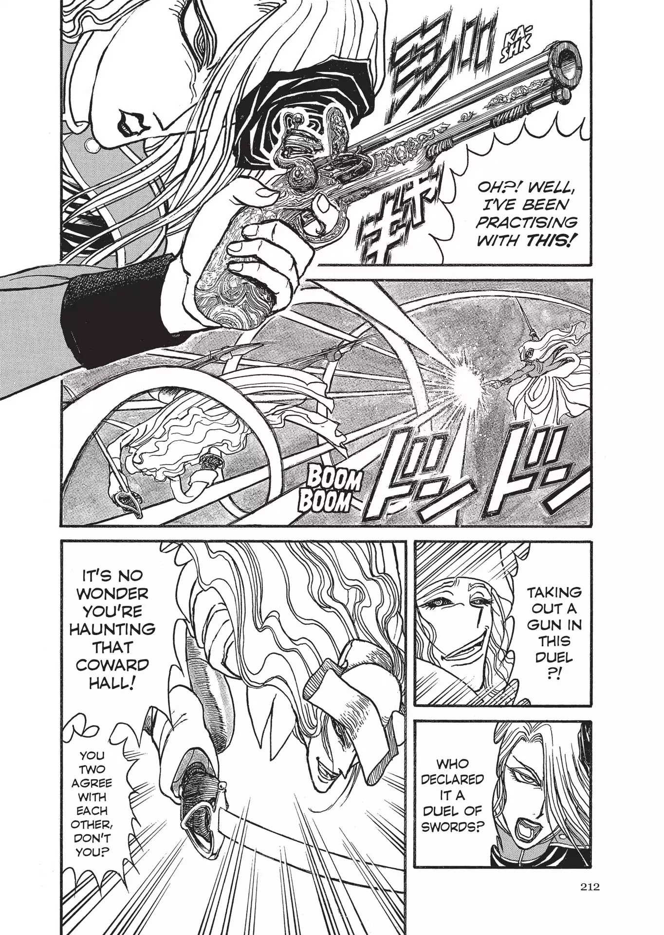 Kuro Hakubutsukan Springald Chapter 3.25 page 11 - Vol.3 Chapter 25: The Ghost and the Lady's Final Story-A conversation Between Blade and Bullet-