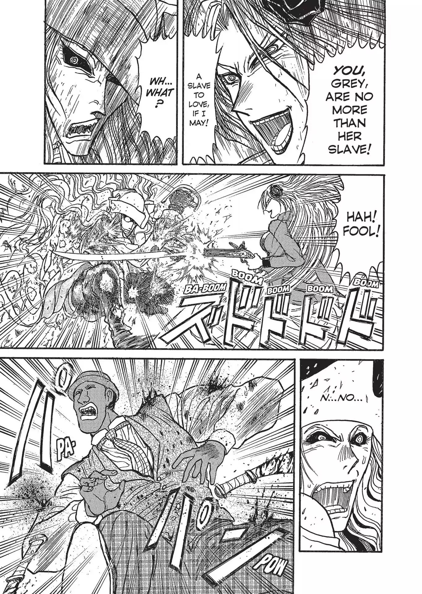 Kuro Hakubutsukan Springald Chapter 3.25 page 14 - Vol.3 Chapter 25: The Ghost and the Lady's Final Story-A conversation Between Blade and Bullet-