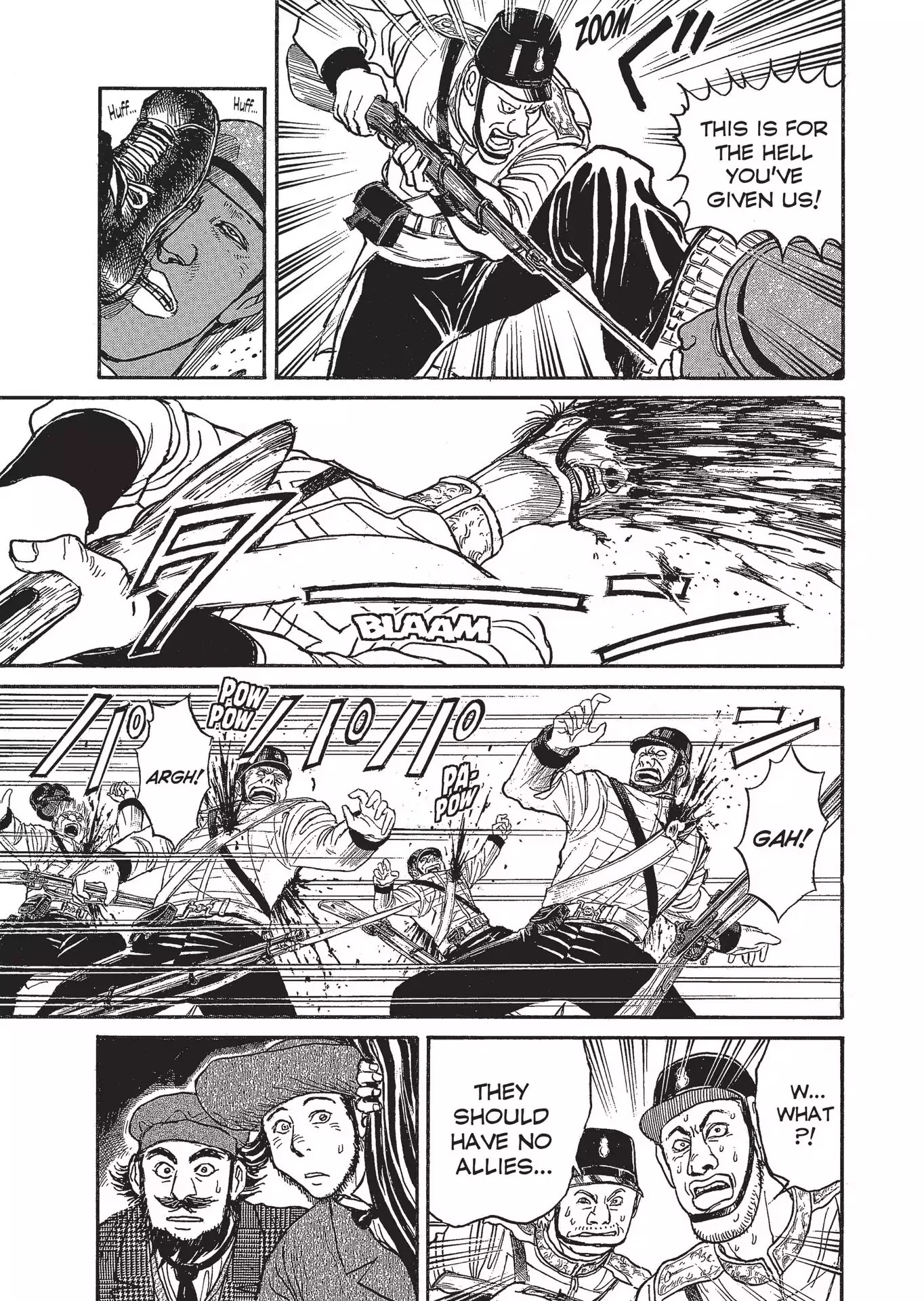 Kuro Hakubutsukan Springald Chapter 3.25 page 16 - Vol.3 Chapter 25: The Ghost and the Lady's Final Story-A conversation Between Blade and Bullet-