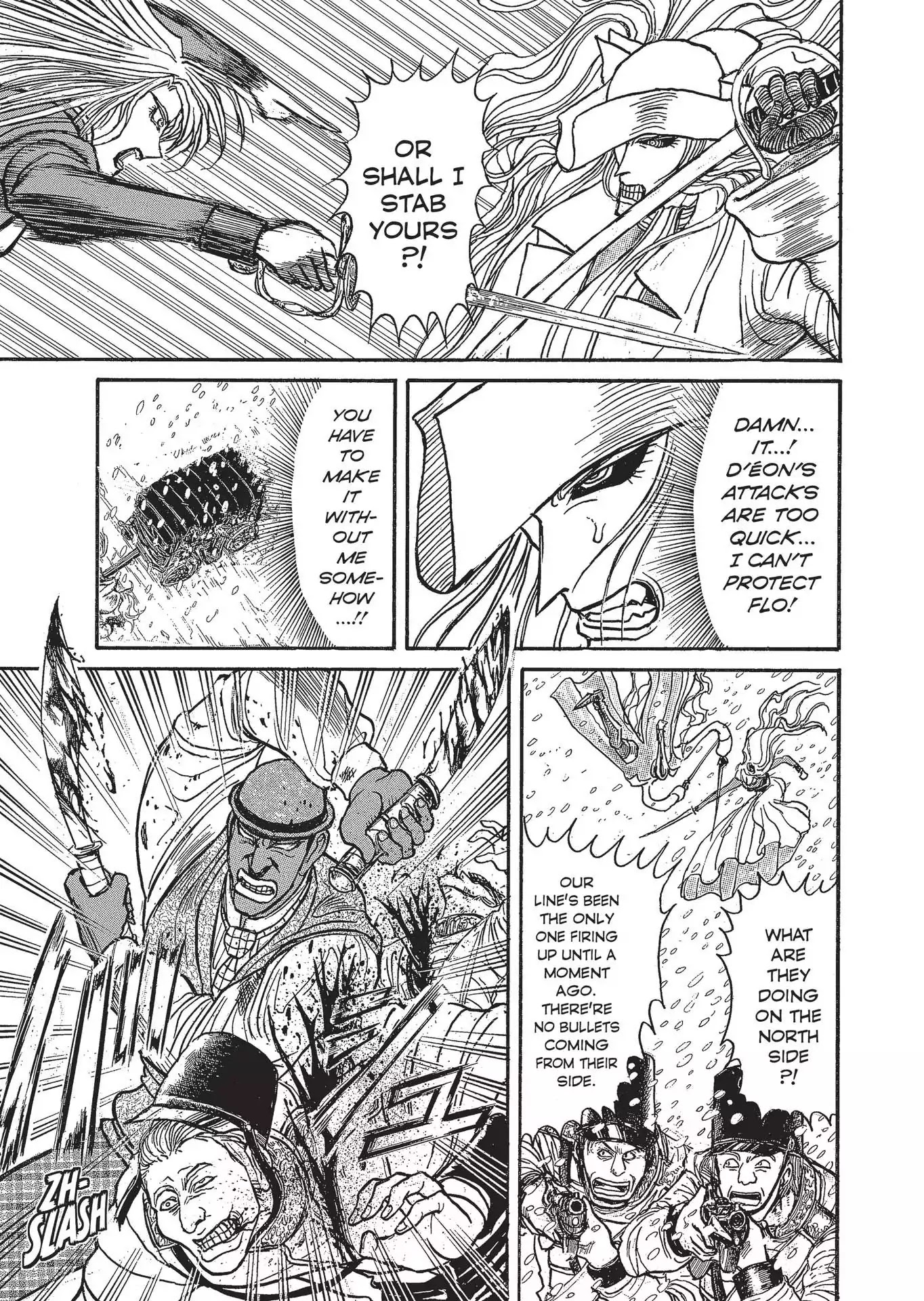 Kuro Hakubutsukan Springald Chapter 3.25 page 4 - Vol.3 Chapter 25: The Ghost and the Lady's Final Story-A conversation Between Blade and Bullet-