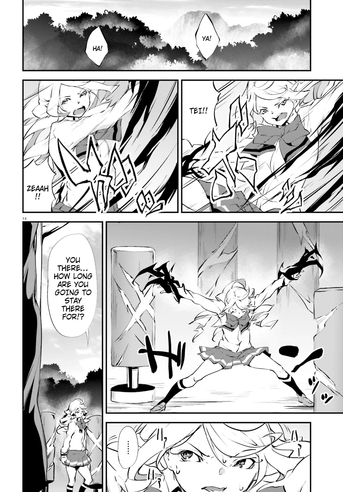 Kuro Homura no Sen Otome Chapter 11 page 14 - Chapter 11: Flame Spear Kuroko