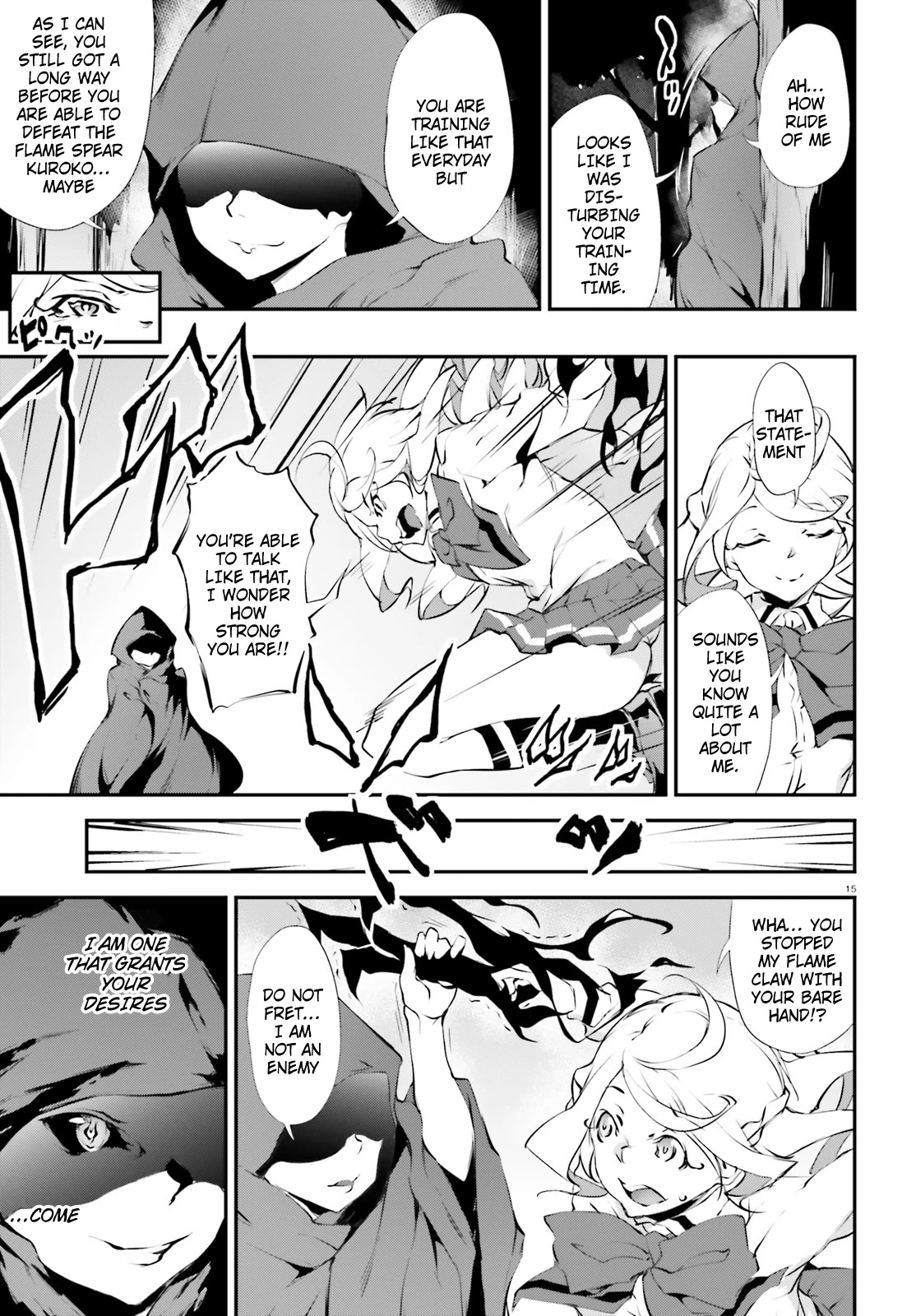 Kuro Homura no Sen Otome Chapter 11 page 15 - Chapter 11: Flame Spear Kuroko