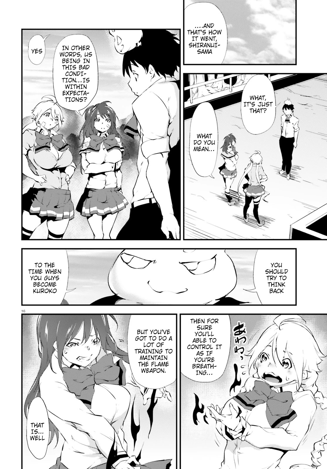Kuro Homura no Sen Otome Chapter 11 page 16 - Chapter 11: Flame Spear Kuroko