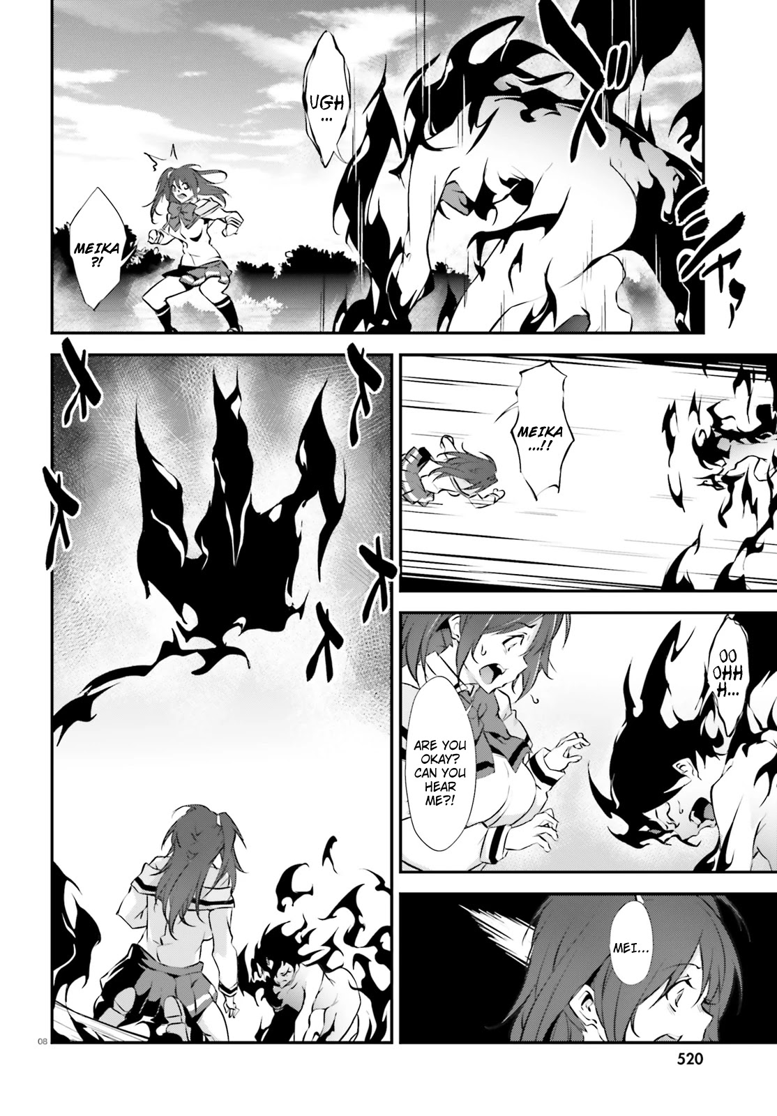 Kuro Homura no Sen Otome Chapter 12 page 8 - Chapter 12: Evil Claw