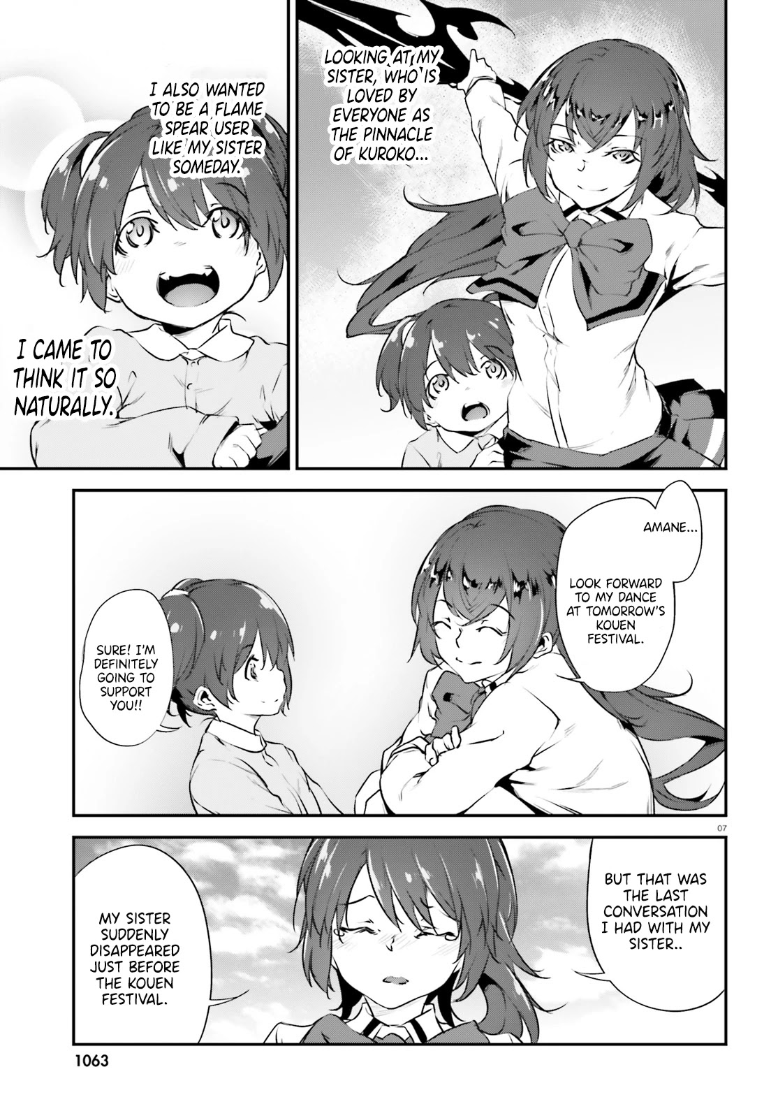 Kuro Homura no Sen Otome Chapter 18 page 8 - Chapter 18: Amane and Amaka