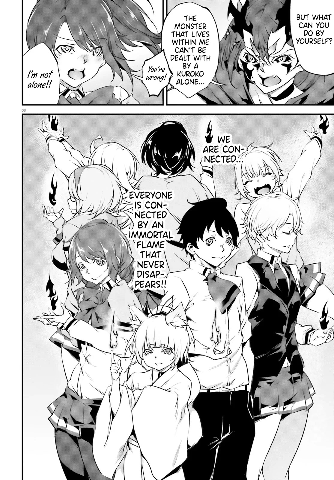Kuro Homura no Sen Otome Chapter 21 page 9 - Chapter 21: The Immortal Flame