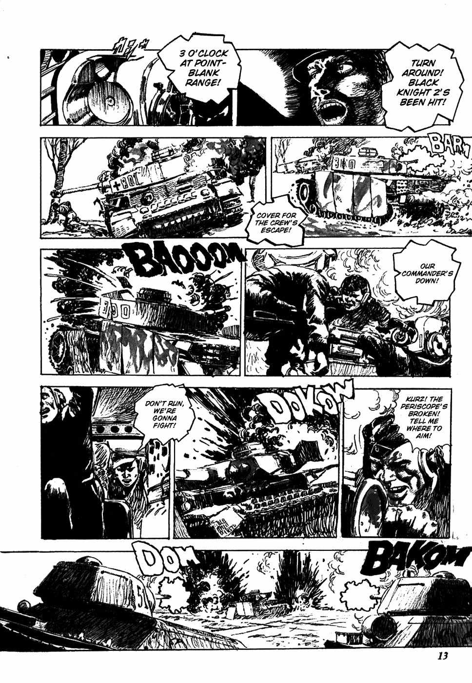 Kuro Kishi Monogatari Chapter 1 page 11 - Chapter 1: Fire! At Point-Blank Range!