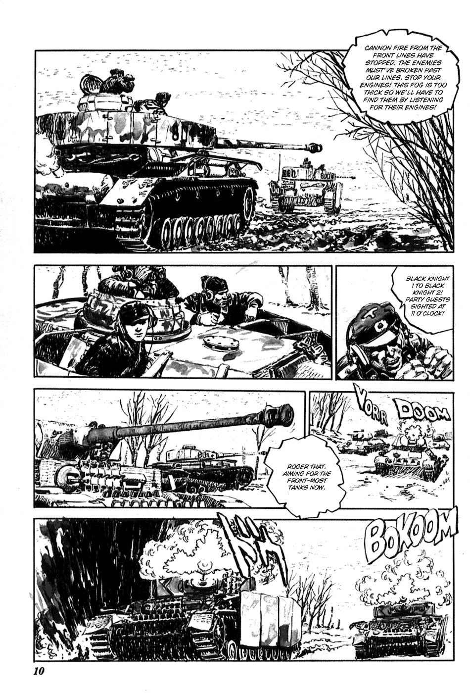 Kuro Kishi Monogatari Chapter 1 page 8 - Chapter 1: Fire! At Point-Blank Range!