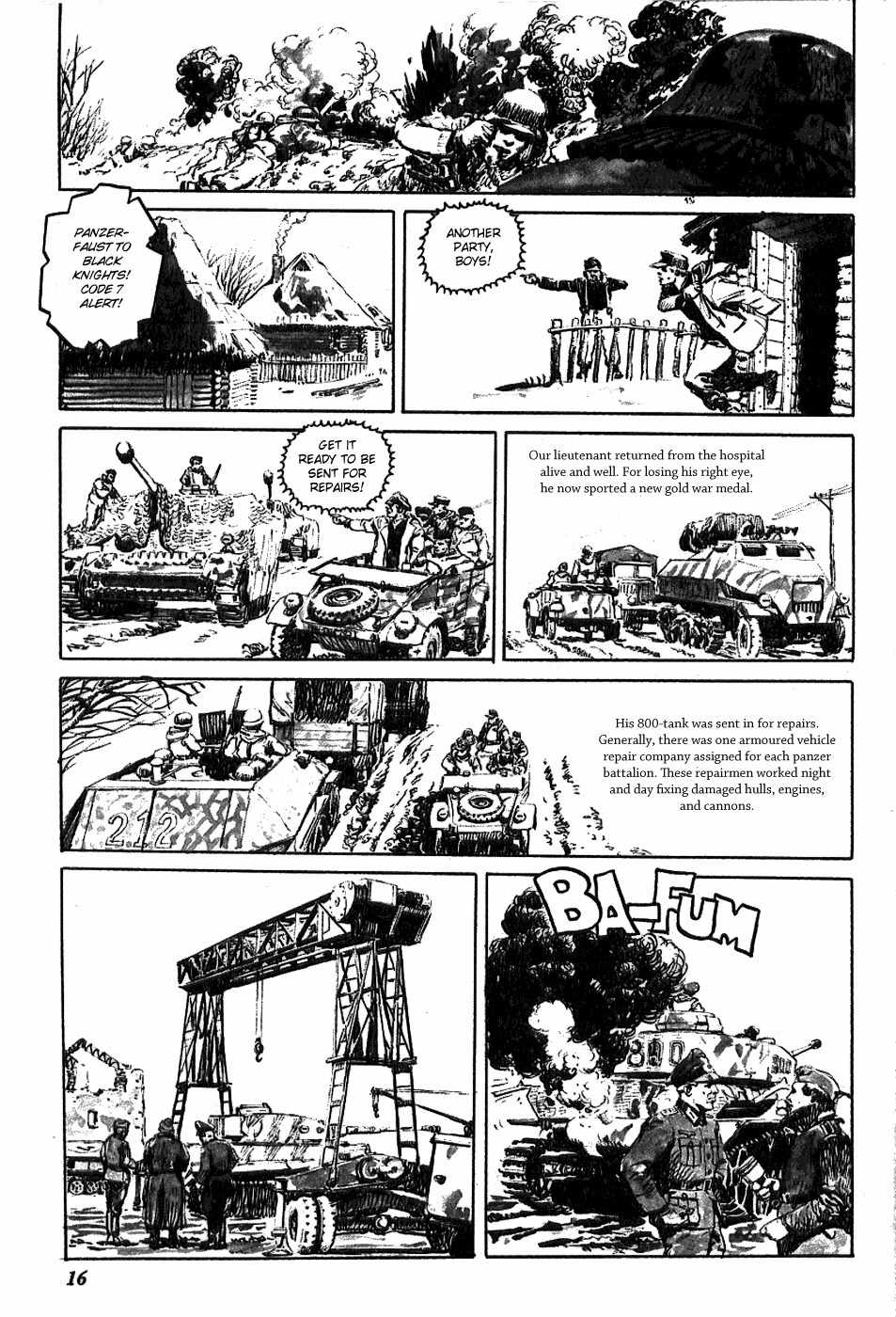Kuro Kishi Monogatari Chapter 2 page 2 - Chapter 2: "Panzer vor!" Iron Coffin or Not!
