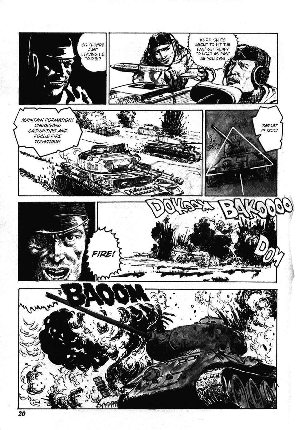 Kuro Kishi Monogatari Chapter 2 page 6 - Chapter 2: "Panzer vor!" Iron Coffin or Not!