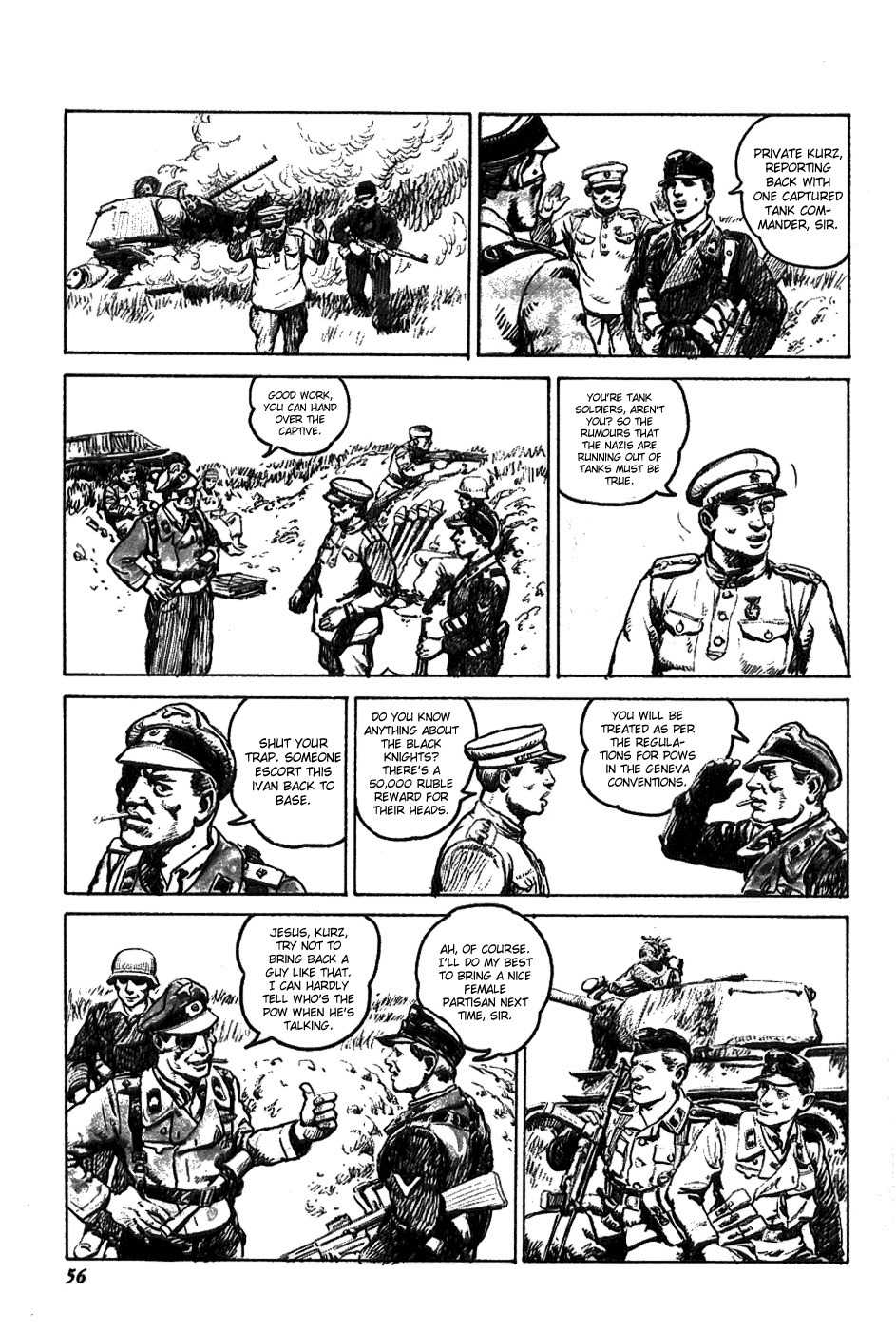 Kuro Kishi Monogatari Chapter 7 page 2 - Chapter 7: Black-Knights, the Tank Hunters