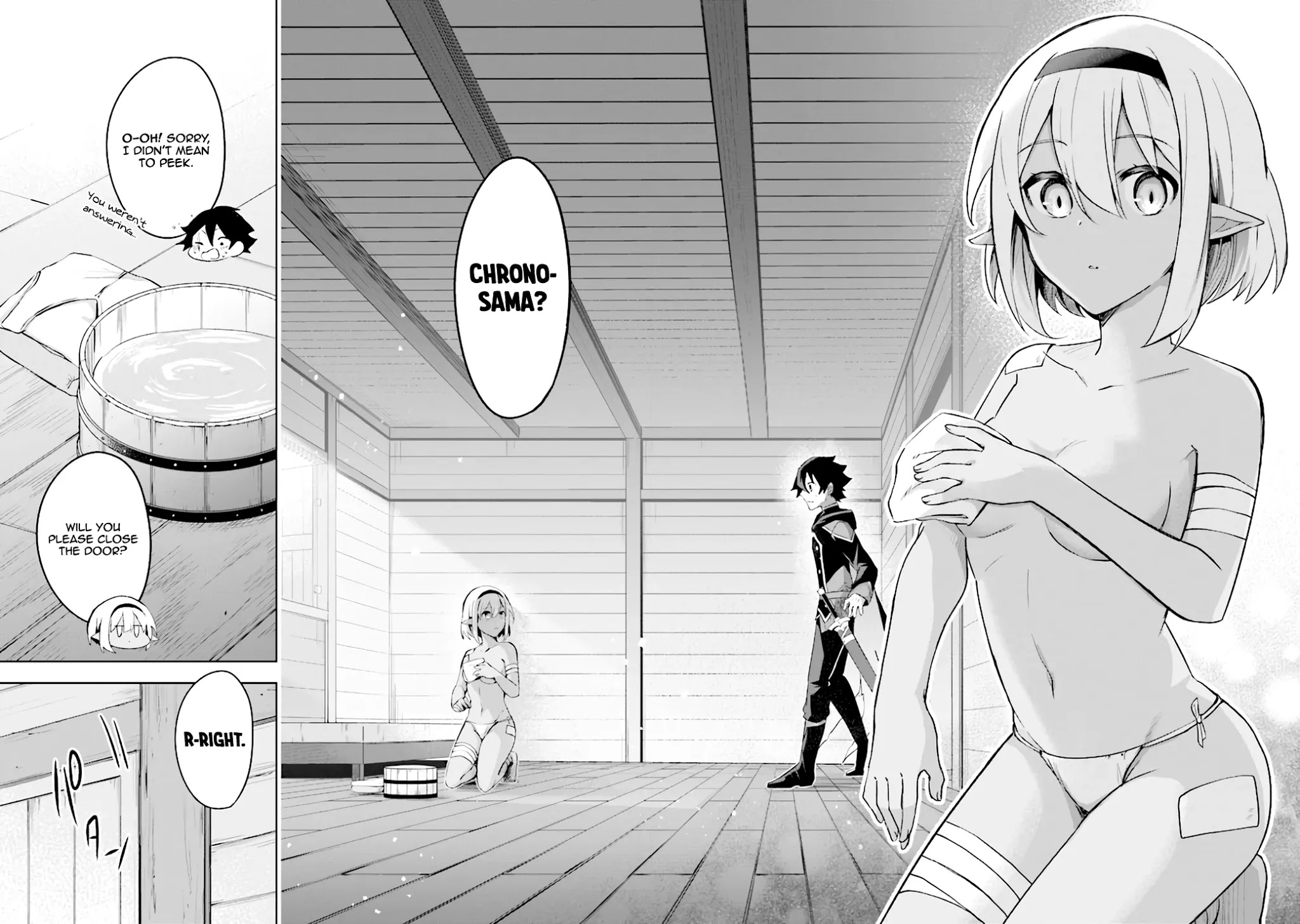 Kuro no Senki: Isekai Ten’i Shita Boku ga Saikyou na no wa Bed no Ue dake no You desu Chapter 2.2 page 8 - Chapter 2.2