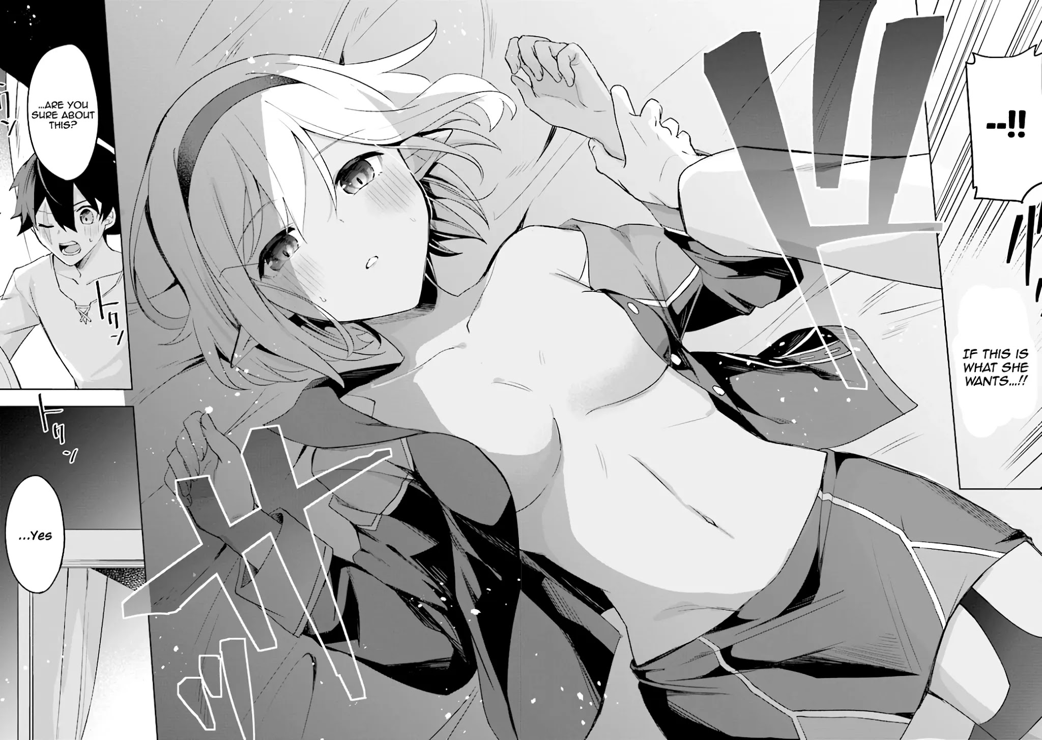 Kuro no Senki: Isekai Ten’i Shita Boku ga Saikyou na no wa Bed no Ue dake no You desu Chapter 2.4 page 14 - Chapter 2.4