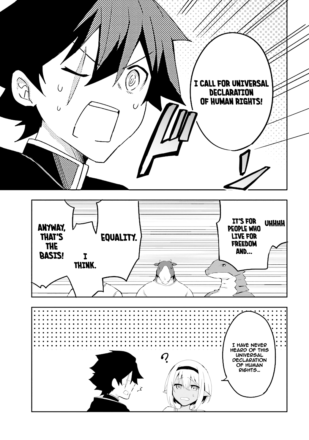 Kuro no Senki: Isekai Ten’i Shita Boku ga Saikyou na no wa Bed no Ue dake no You desu Chapter 2.4 page 5 - Chapter 2.4