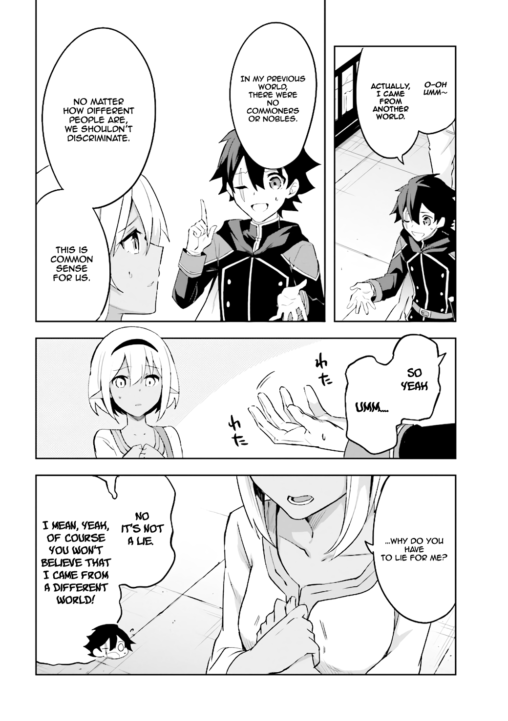 Kuro no Senki: Isekai Ten’i Shita Boku ga Saikyou na no wa Bed no Ue dake no You desu Chapter 2.4 page 6 - Chapter 2.4