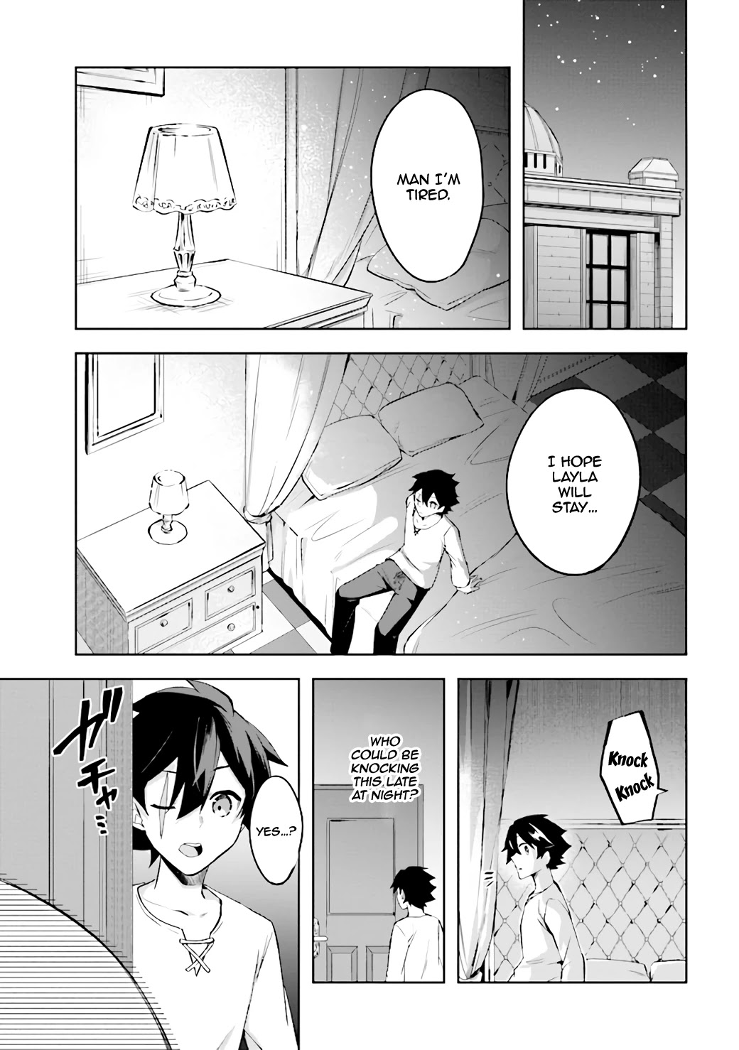 Kuro no Senki: Isekai Ten’i Shita Boku ga Saikyou na no wa Bed no Ue dake no You desu Chapter 2.4 page 9 - Chapter 2.4