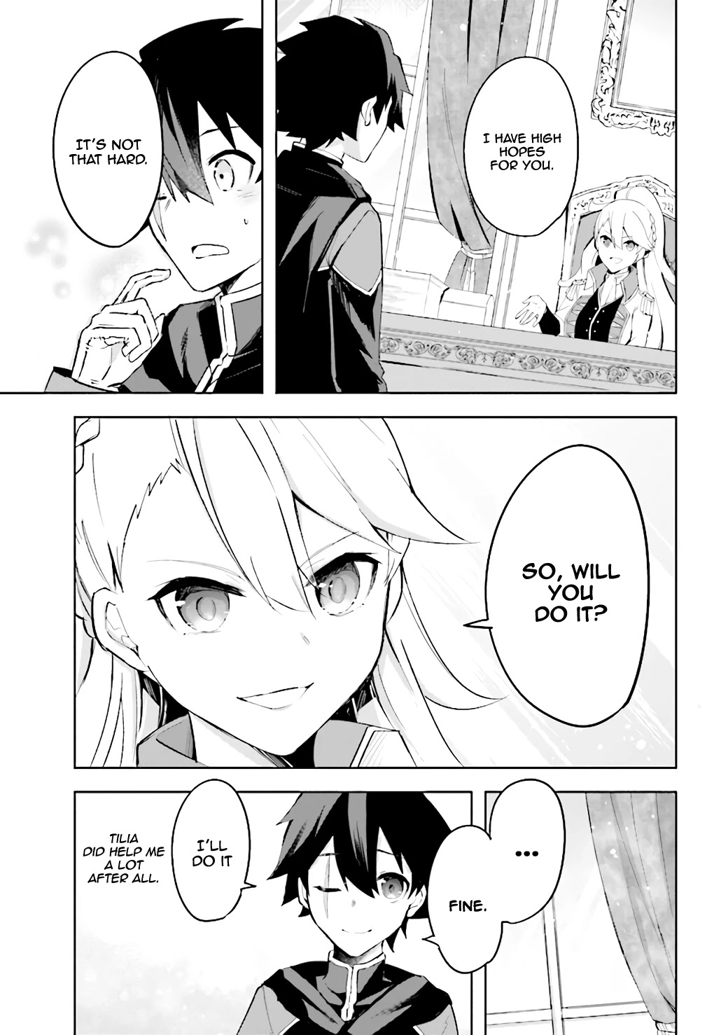 Kuro no Senki: Isekai Ten’i Shita Boku ga Saikyou na no wa Bed no Ue dake no You desu Chapter 3.1 page 10 - Chapter 3.1