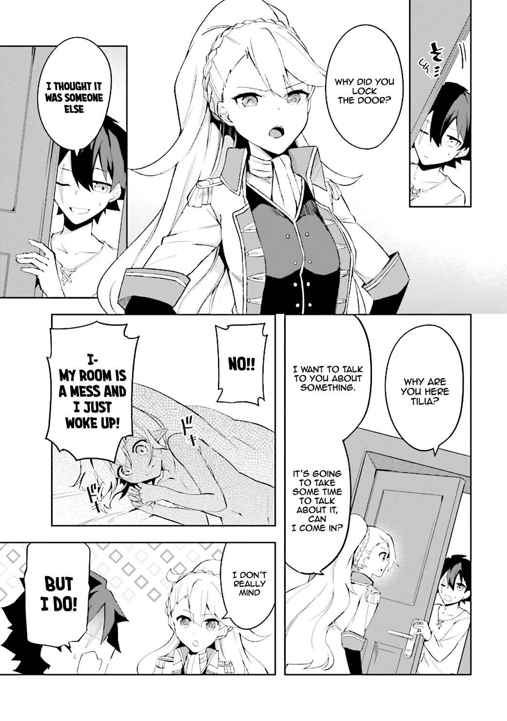 Kuro no Senki: Isekai Ten’i Shita Boku ga Saikyou na no wa Bed no Ue dake no You desu Chapter 3.1 page 6 - Chapter 3.1