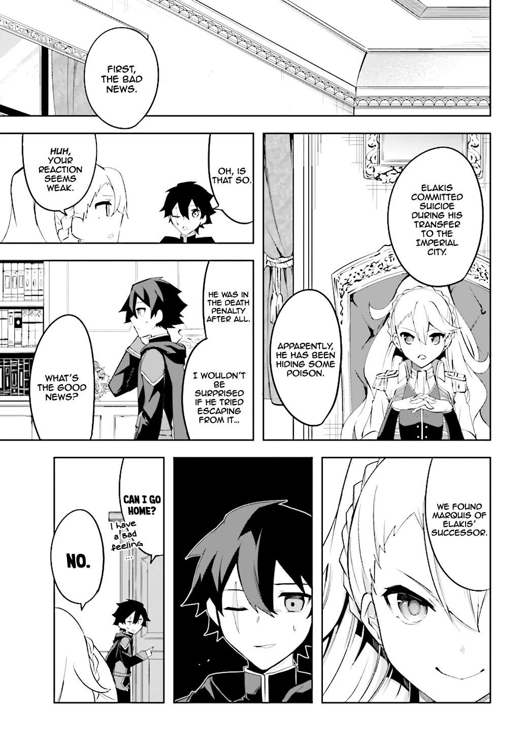 Kuro no Senki: Isekai Ten’i Shita Boku ga Saikyou na no wa Bed no Ue dake no You desu Chapter 3.1 page 8 - Chapter 3.1