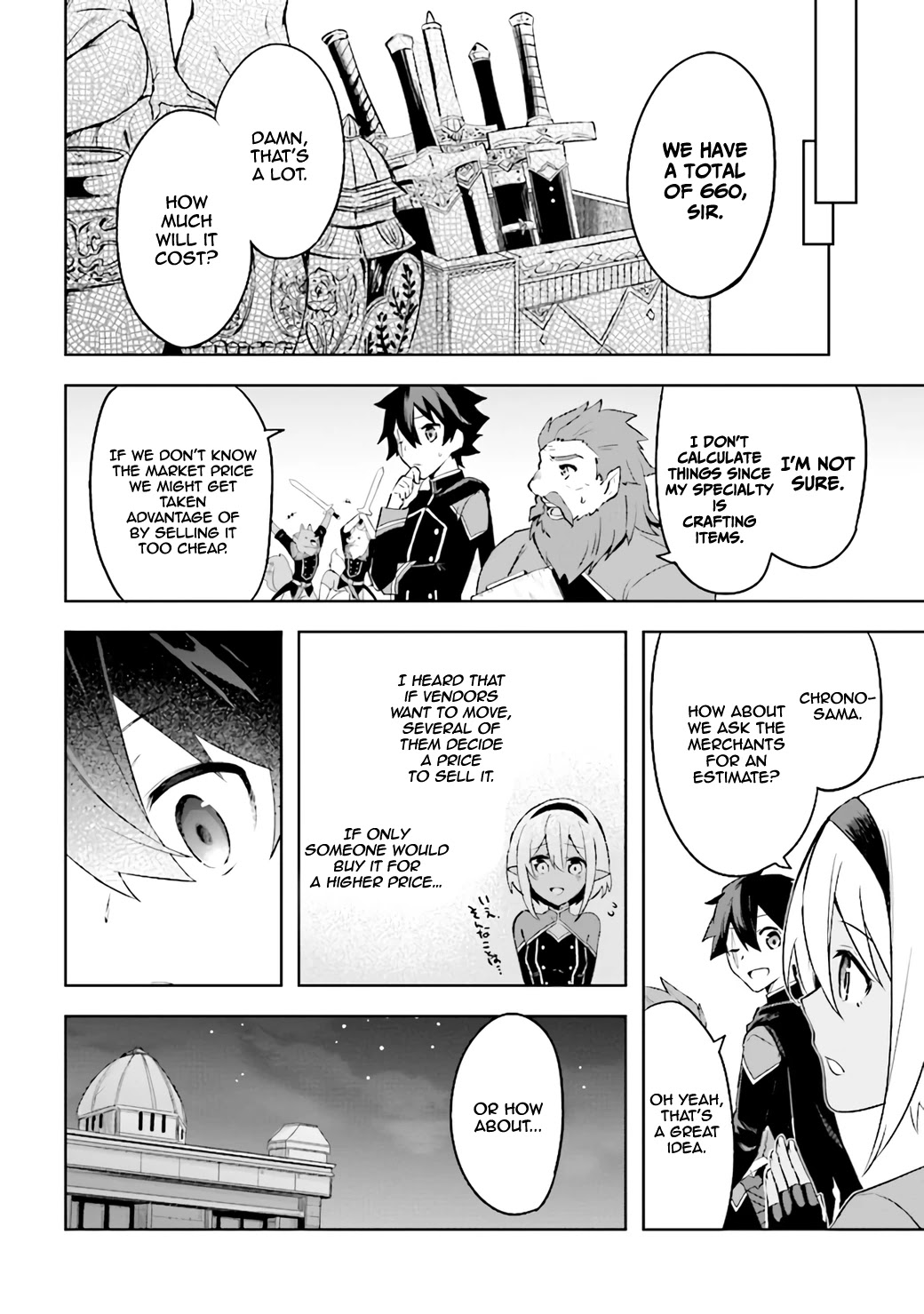 Kuro no Senki: Isekai Ten’i Shita Boku ga Saikyou na no wa Bed no Ue dake no You desu Chapter 3.2 page 1 - Chapter 3.2