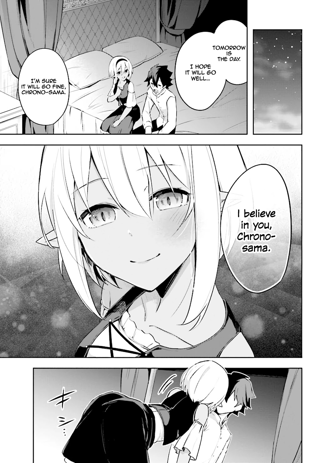 Kuro no Senki: Isekai Ten’i Shita Boku ga Saikyou na no wa Bed no Ue dake no You desu Chapter 3.2 page 6 - Chapter 3.2