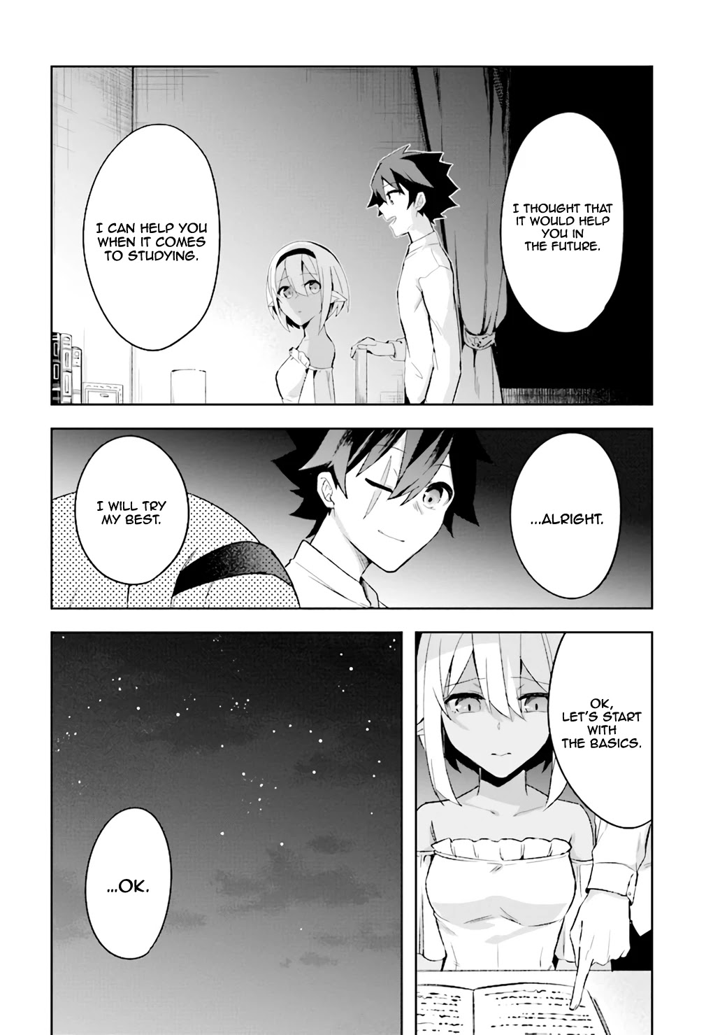 Kuro no Senki: Isekai Ten’i Shita Boku ga Saikyou na no wa Bed no Ue dake no You desu Chapter 3.2 page 9 - Chapter 3.2
