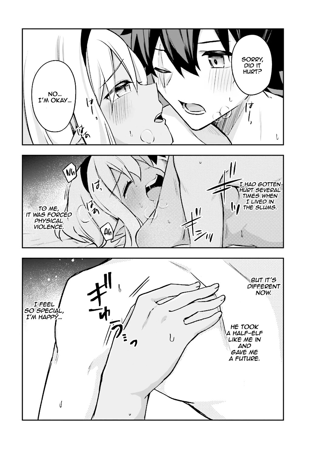 Kuro no Senki: Isekai Ten’i Shita Boku ga Saikyou na no wa Bed no Ue dake no You desu Chapter 3.3 page 16 - Chapter 3.3