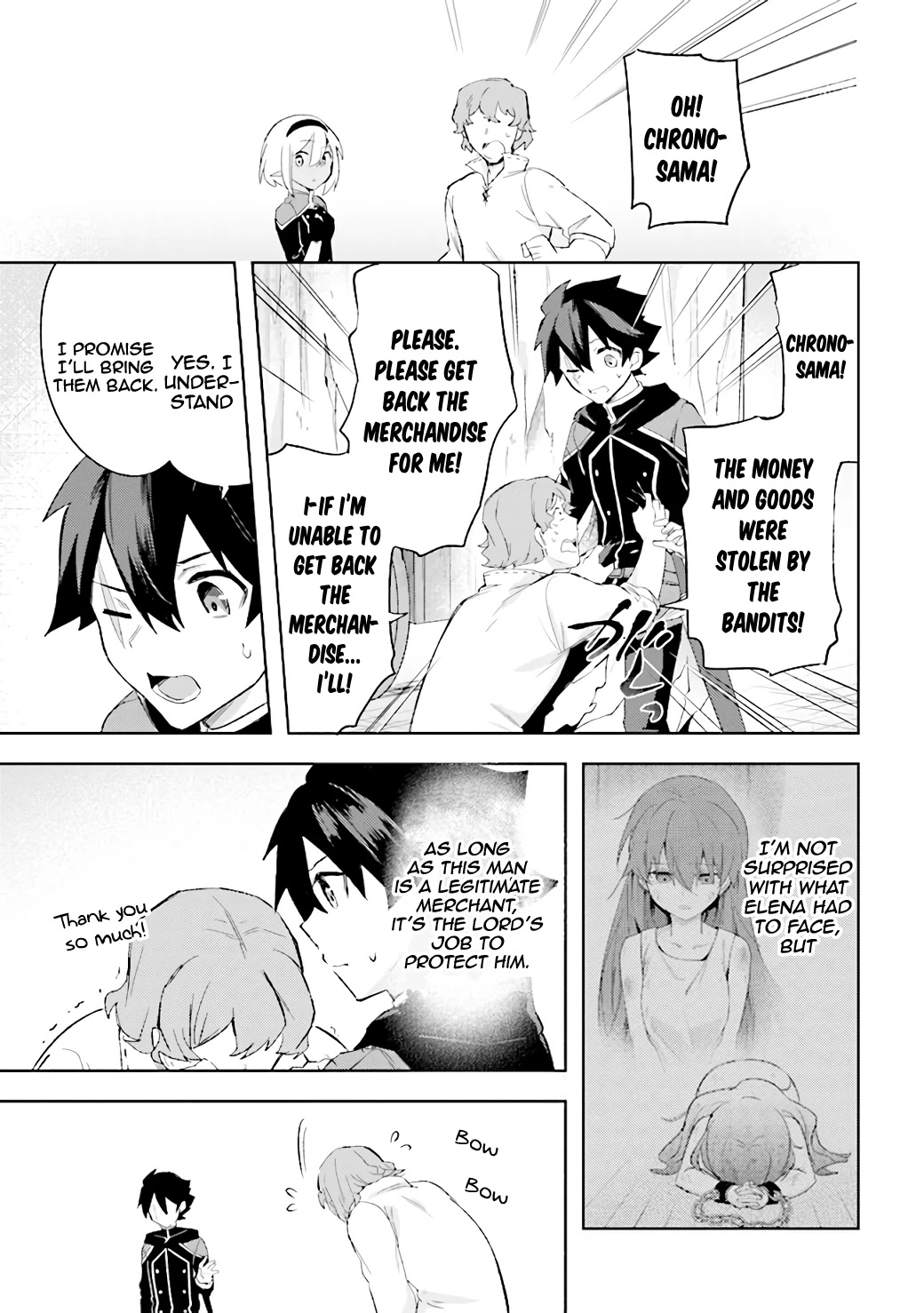 Kuro no Senki: Isekai Ten’i Shita Boku ga Saikyou na no wa Bed no Ue dake no You desu Chapter 6.1 page 14 - Chapter 6.1