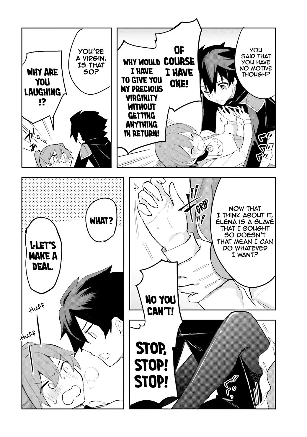 Kuro no Senki: Isekai Ten’i Shita Boku ga Saikyou na no wa Bed no Ue dake no You desu Chapter 6.1 page 30 - Chapter 6.1
