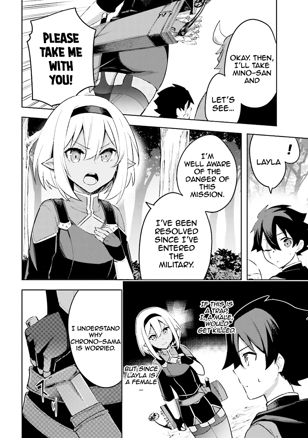 Kuro no Senki: Isekai Ten’i Shita Boku ga Saikyou na no wa Bed no Ue dake no You desu Chapter 6.2 page 23 - Chapter 6.2