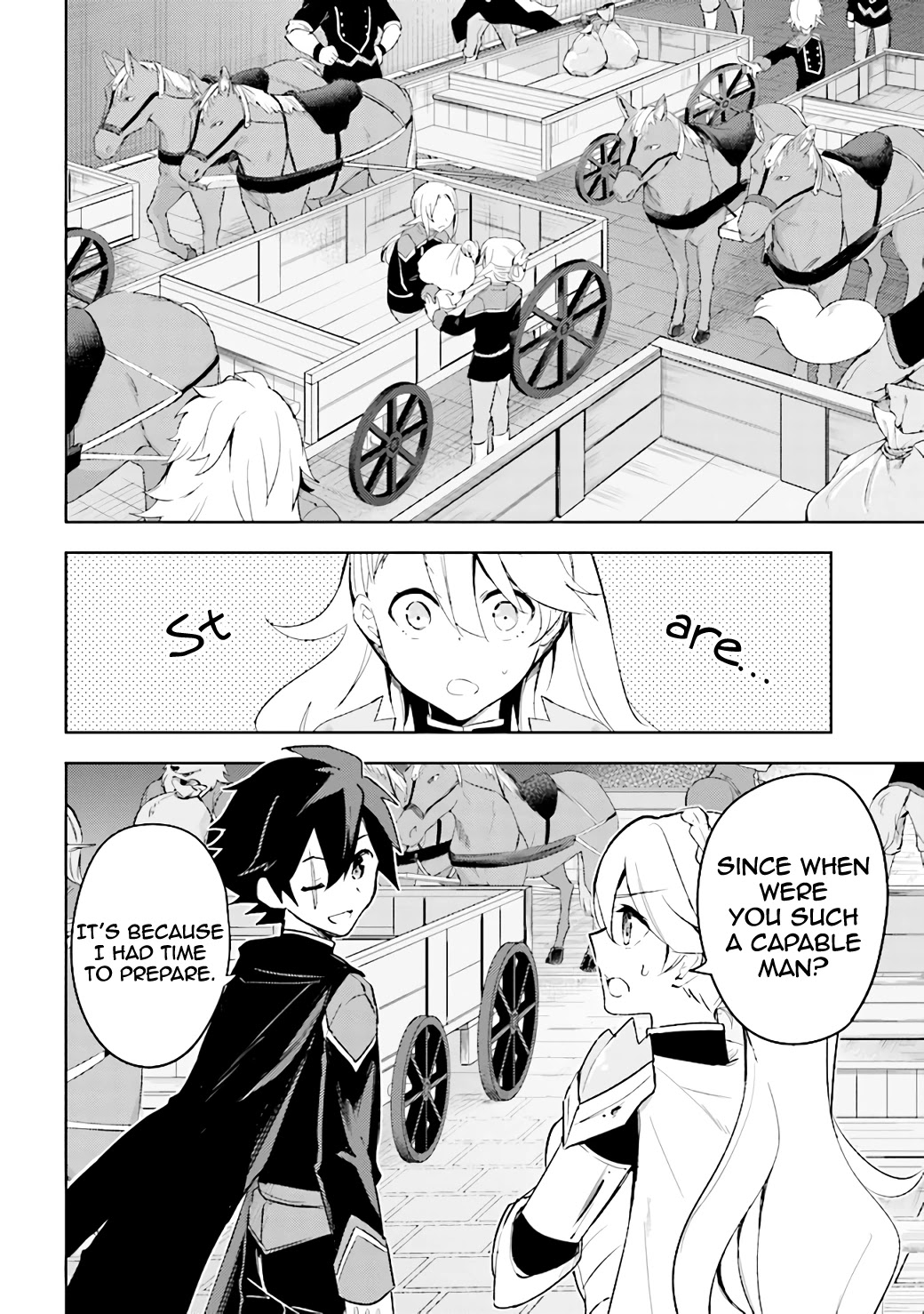 Kuro no Senki: Isekai Ten’i Shita Boku ga Saikyou na no wa Bed no Ue dake no You desu Chapter 6.2 page 3 - Chapter 6.2