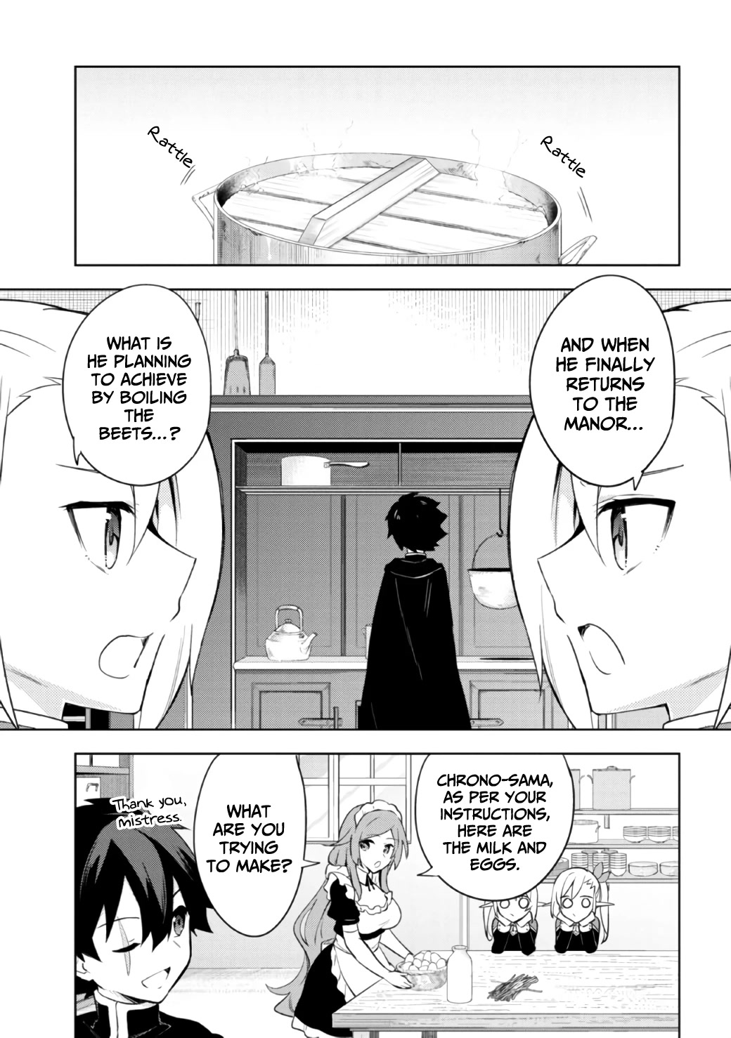 Kuro no Senki: Isekai Ten’i Shita Boku ga Saikyou na no wa Bed no Ue dake no You desu Chapter 8 page 2 - Chapter 8