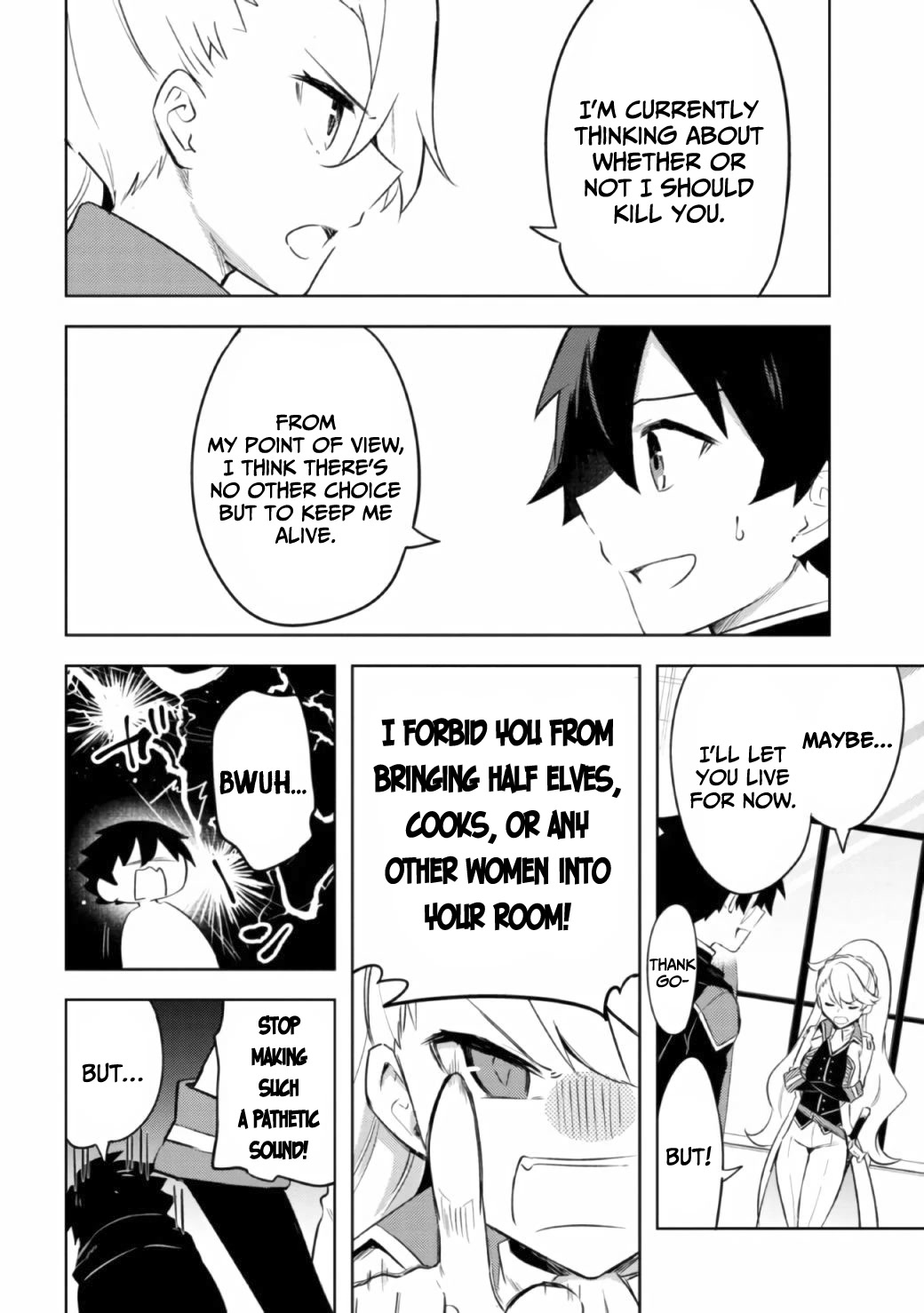 Kuro no Senki: Isekai Ten’i Shita Boku ga Saikyou na no wa Bed no Ue dake no You desu Chapter 8 page 21 - Chapter 8