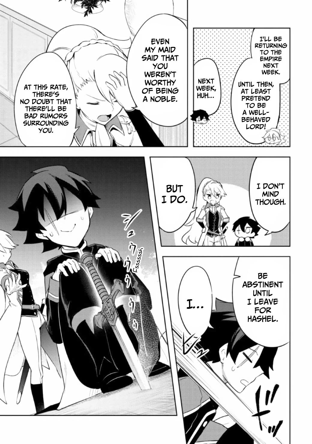 Kuro no Senki: Isekai Ten’i Shita Boku ga Saikyou na no wa Bed no Ue dake no You desu Chapter 8 page 22 - Chapter 8