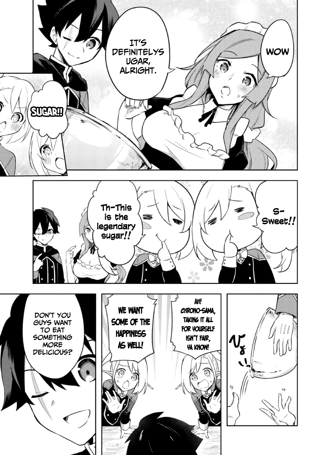Kuro no Senki: Isekai Ten’i Shita Boku ga Saikyou na no wa Bed no Ue dake no You desu Chapter 8 page 6 - Chapter 8