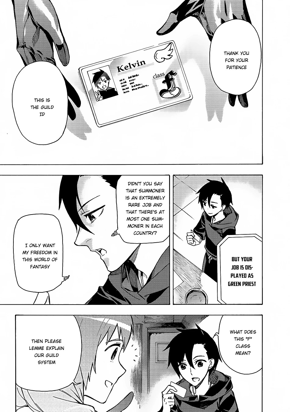 Kuro no Shoukanshi Chapter 1 page 16 - Chapter 1