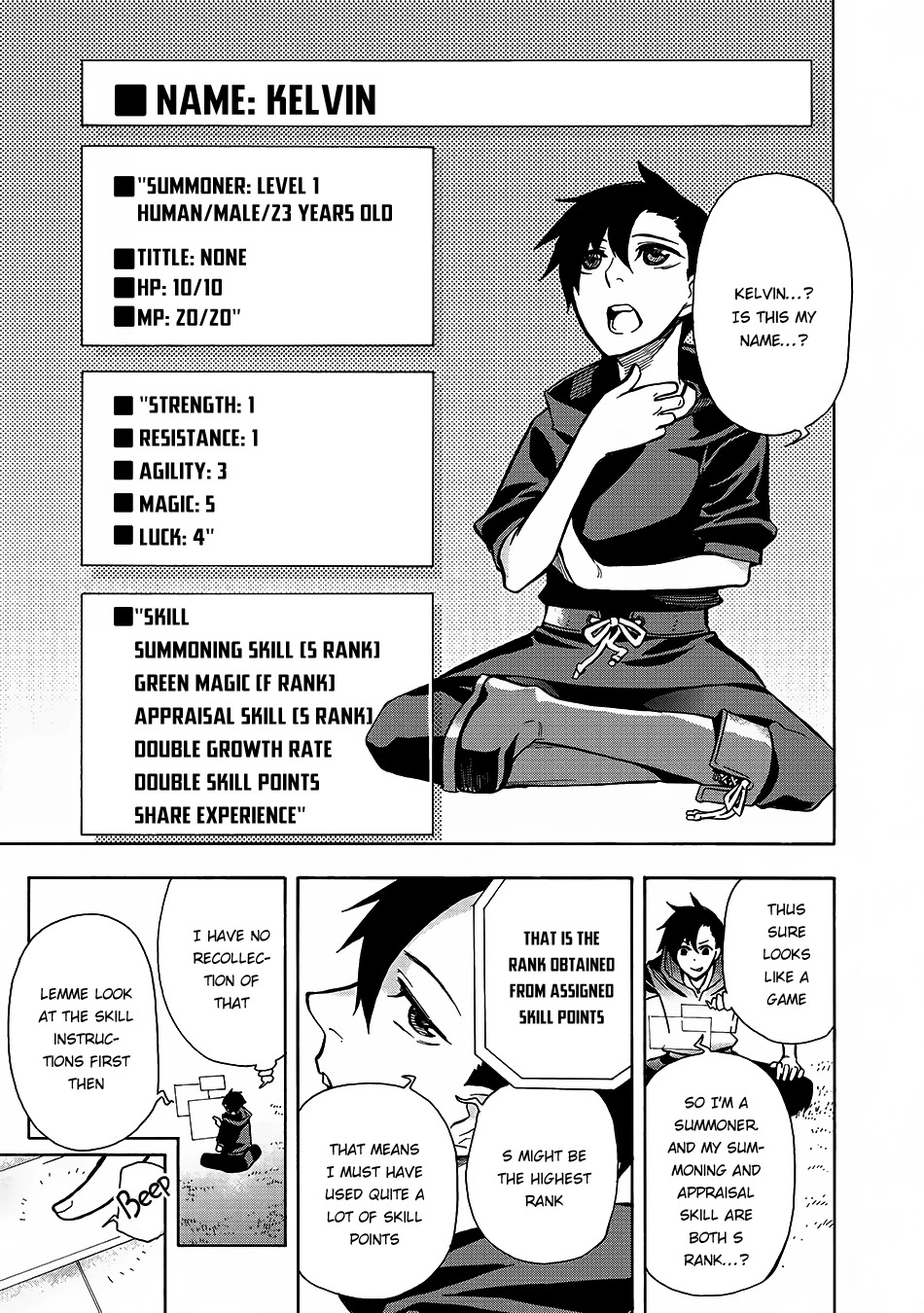 Kuro no Shoukanshi Chapter 1 page 8 - Chapter 1