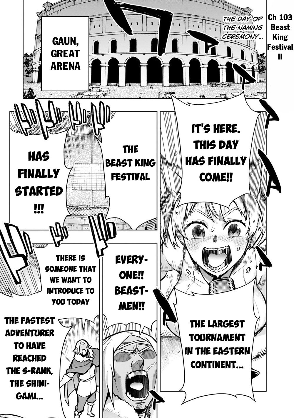 Kuro no Shoukanshi Chapter 103 page 2 - Chapter 103: Beast King Festival II